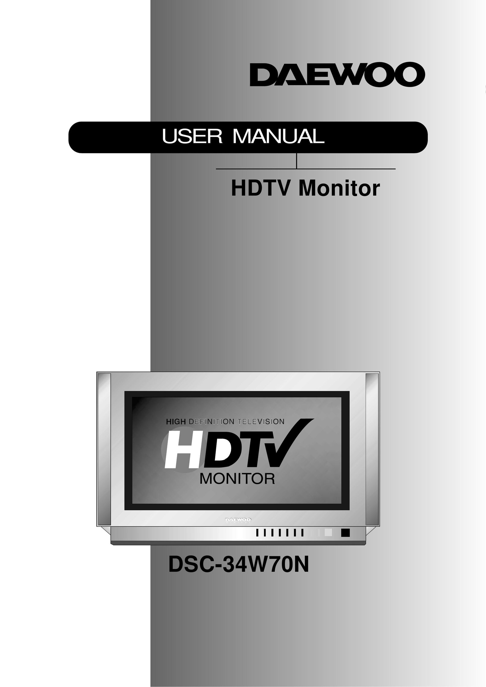 Daewoo DSC-34W70N Flat Panel Television User Manual
