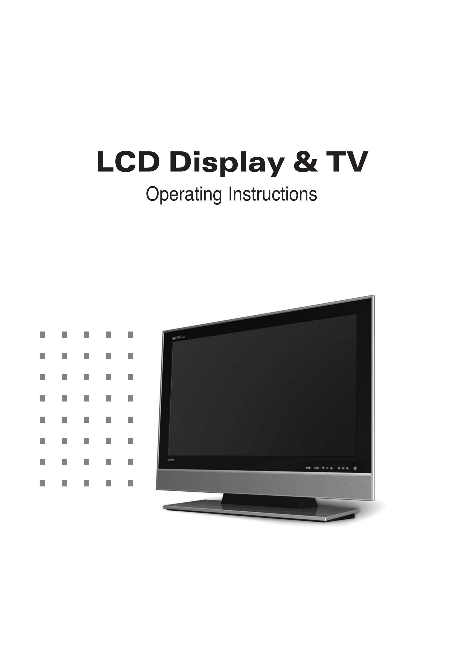 Daitsu LCD Display & TV Flat Panel Television User Manual