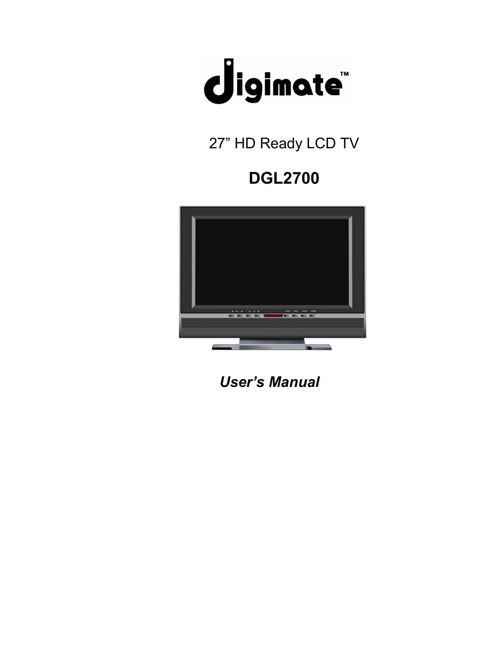 Digimate DGL2700 Flat Panel Television User Manual