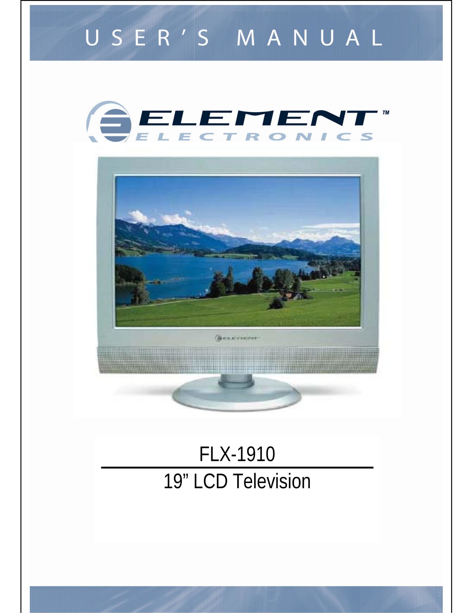 Dolby Laboratories FLX-1910 Flat Panel Television User Manual
