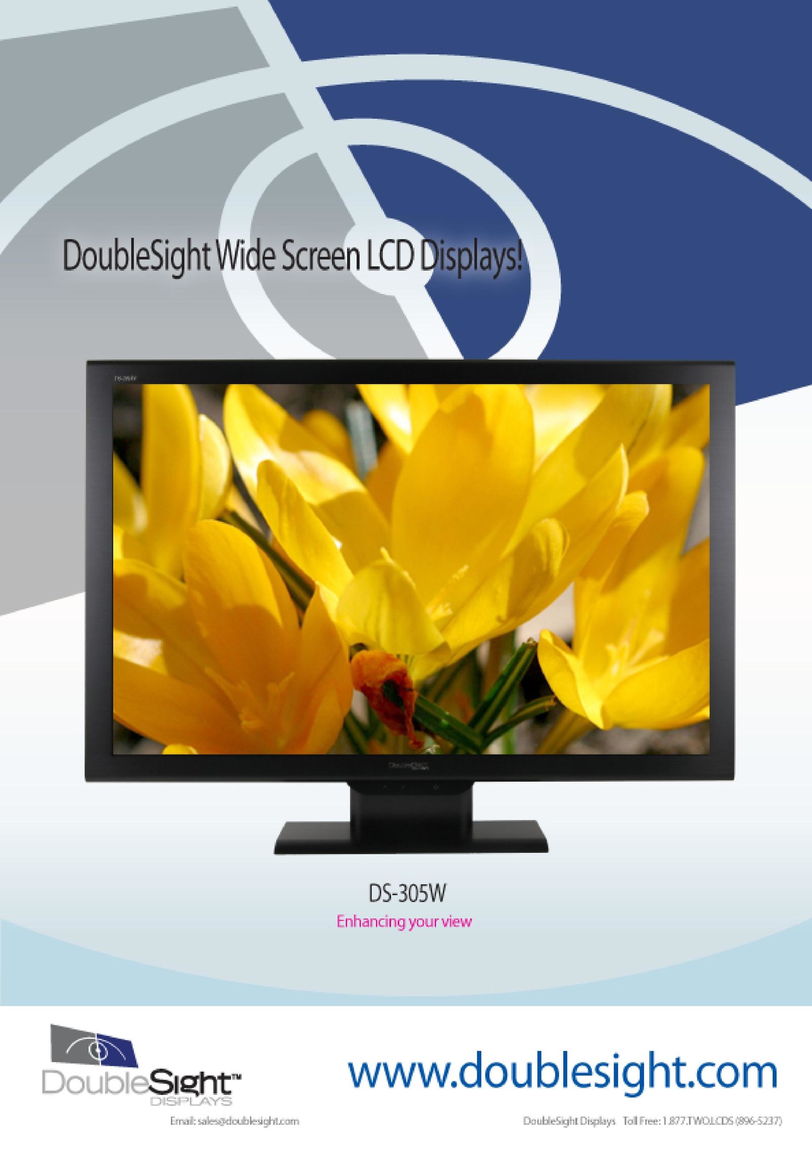 DoubleSight Displays DS-305W Flat Panel Television User Manual