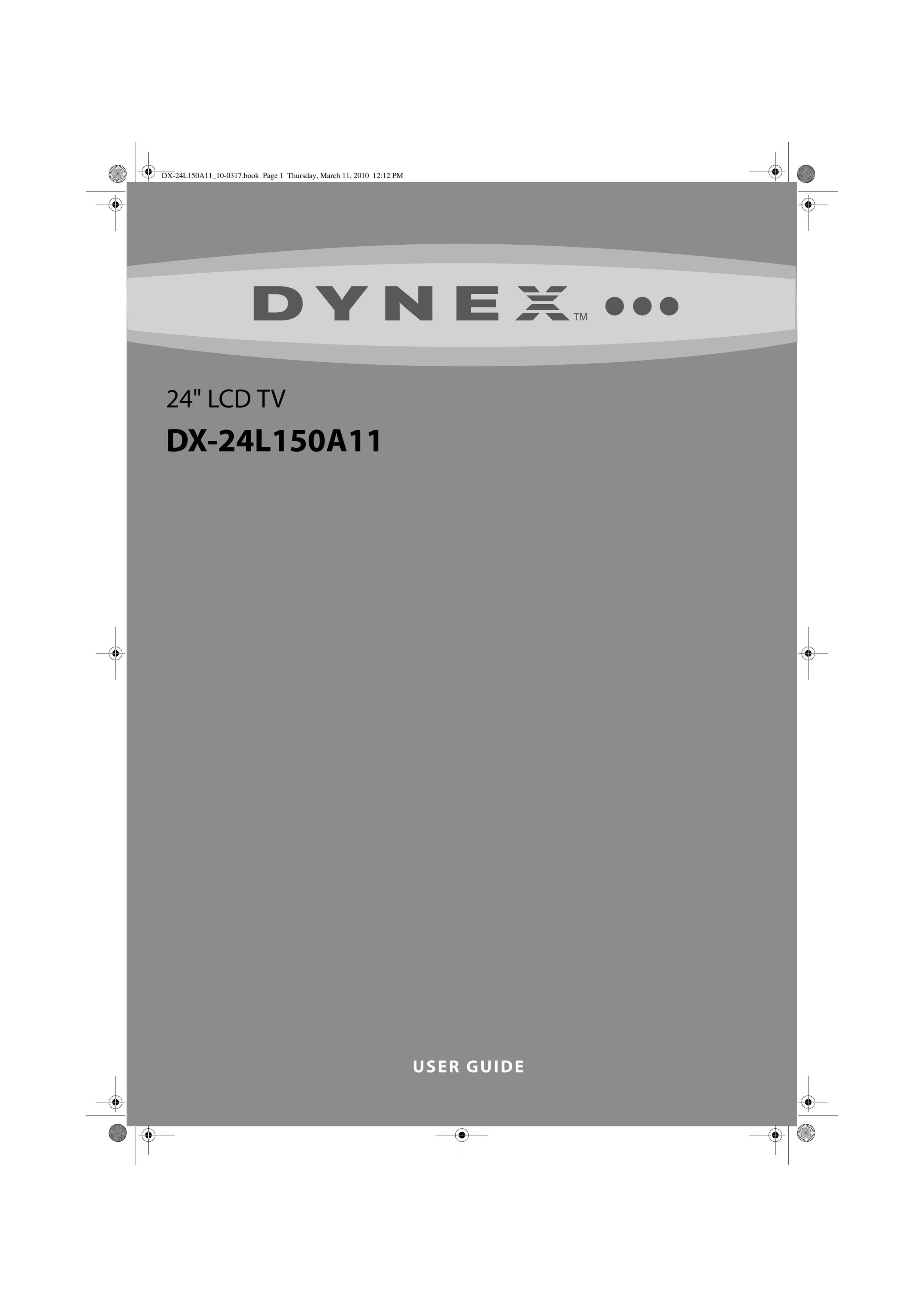Dynex DX-24L150A11 Flat Panel Television User Manual