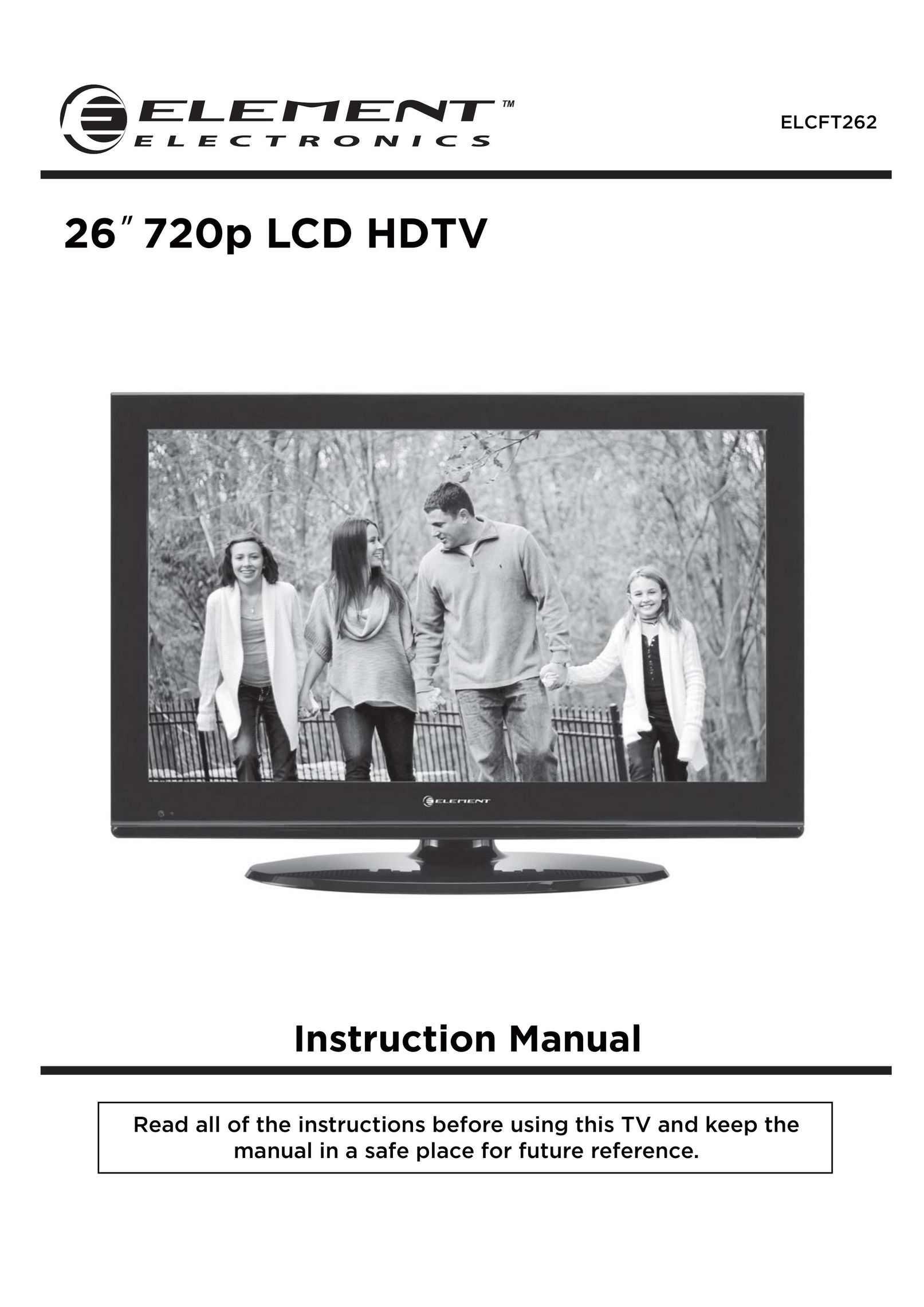 Element Electronics ELCFT262 Flat Panel Television User Manual