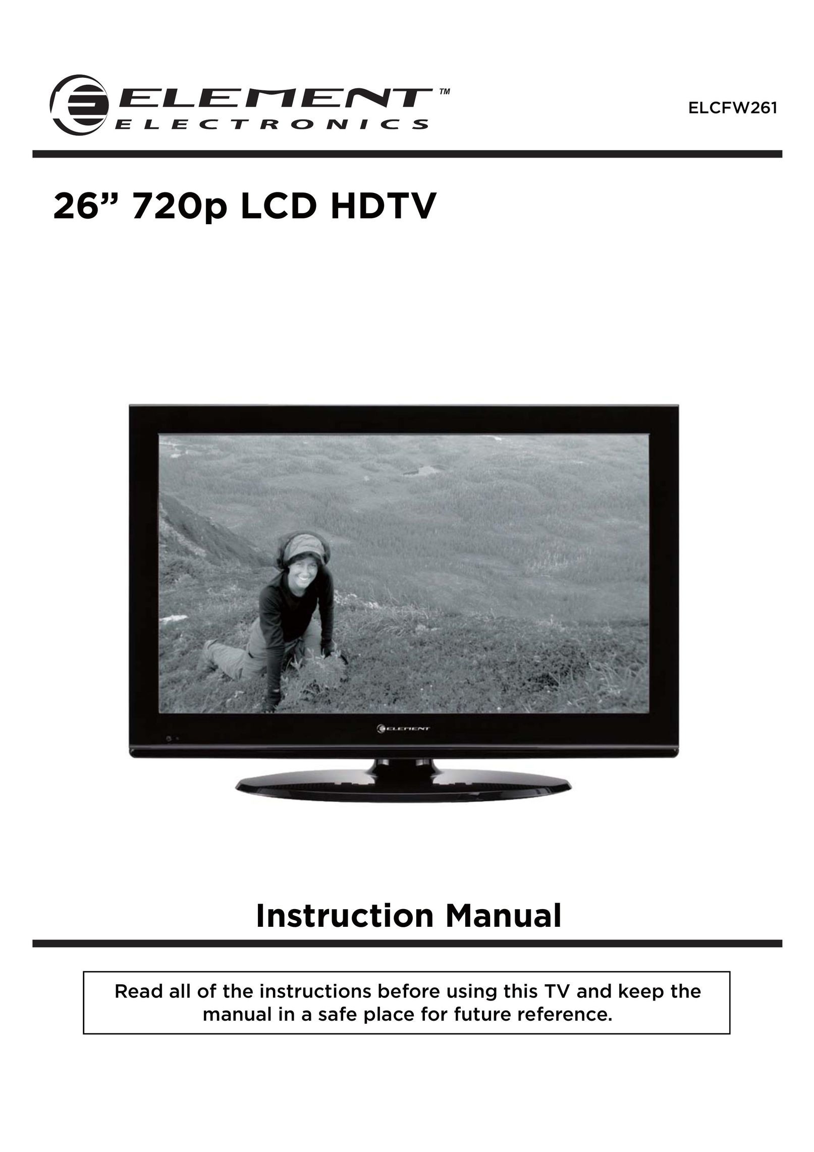 Element Electronics ELCFW261 Flat Panel Television User Manual