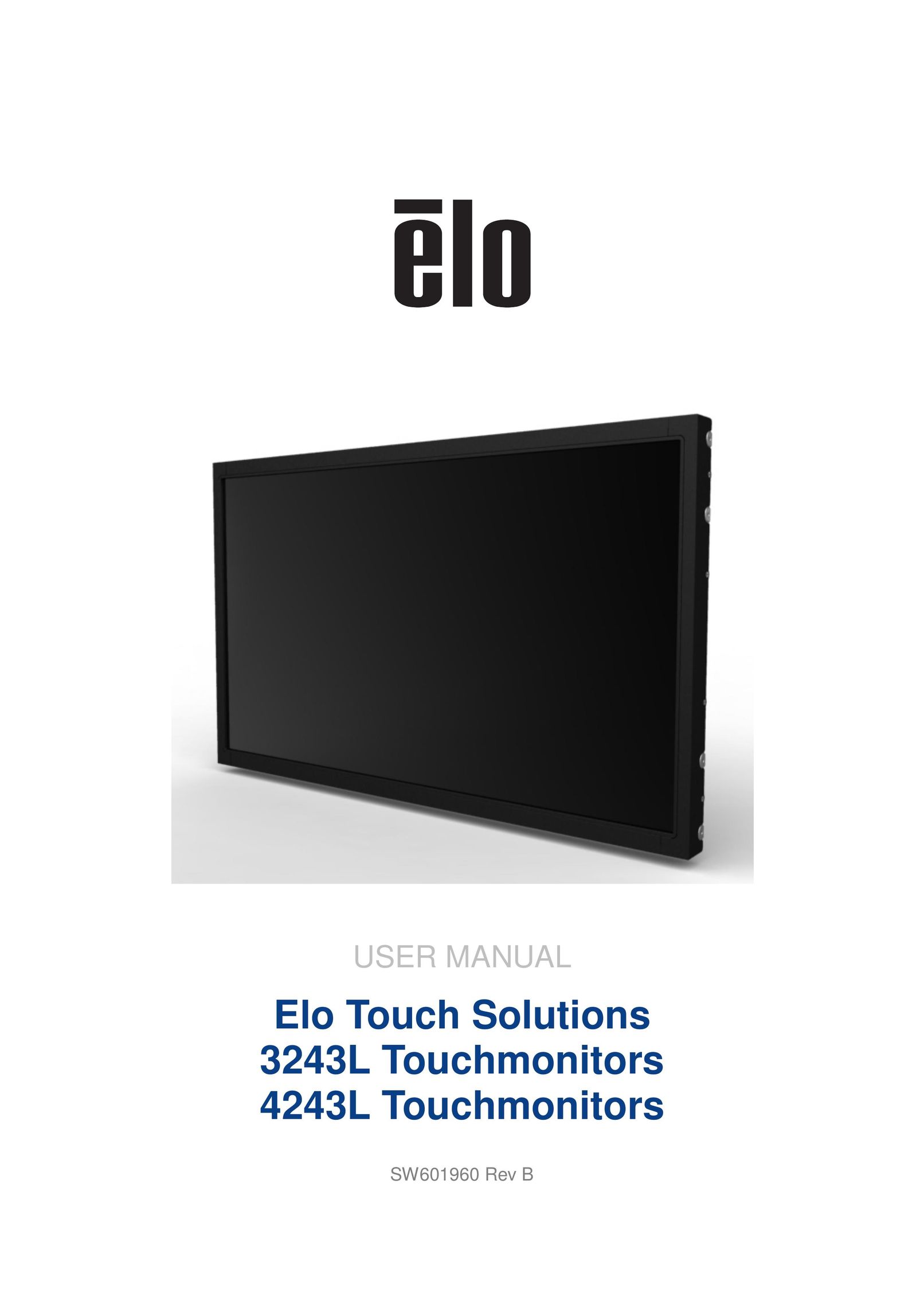 Elo TouchSystems SW601960 Flat Panel Television User Manual