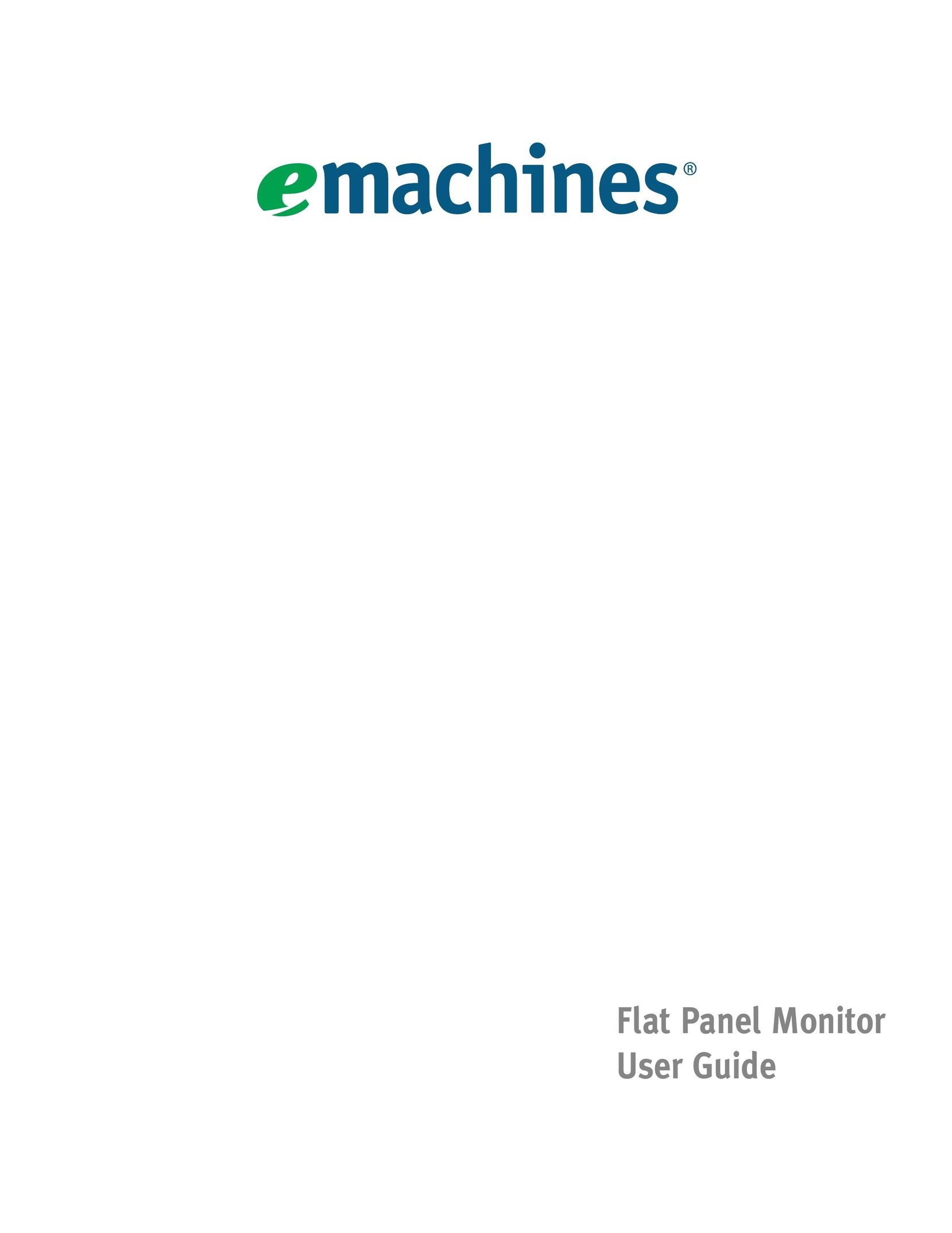 eMachines E216T5W Flat Panel Television User Manual