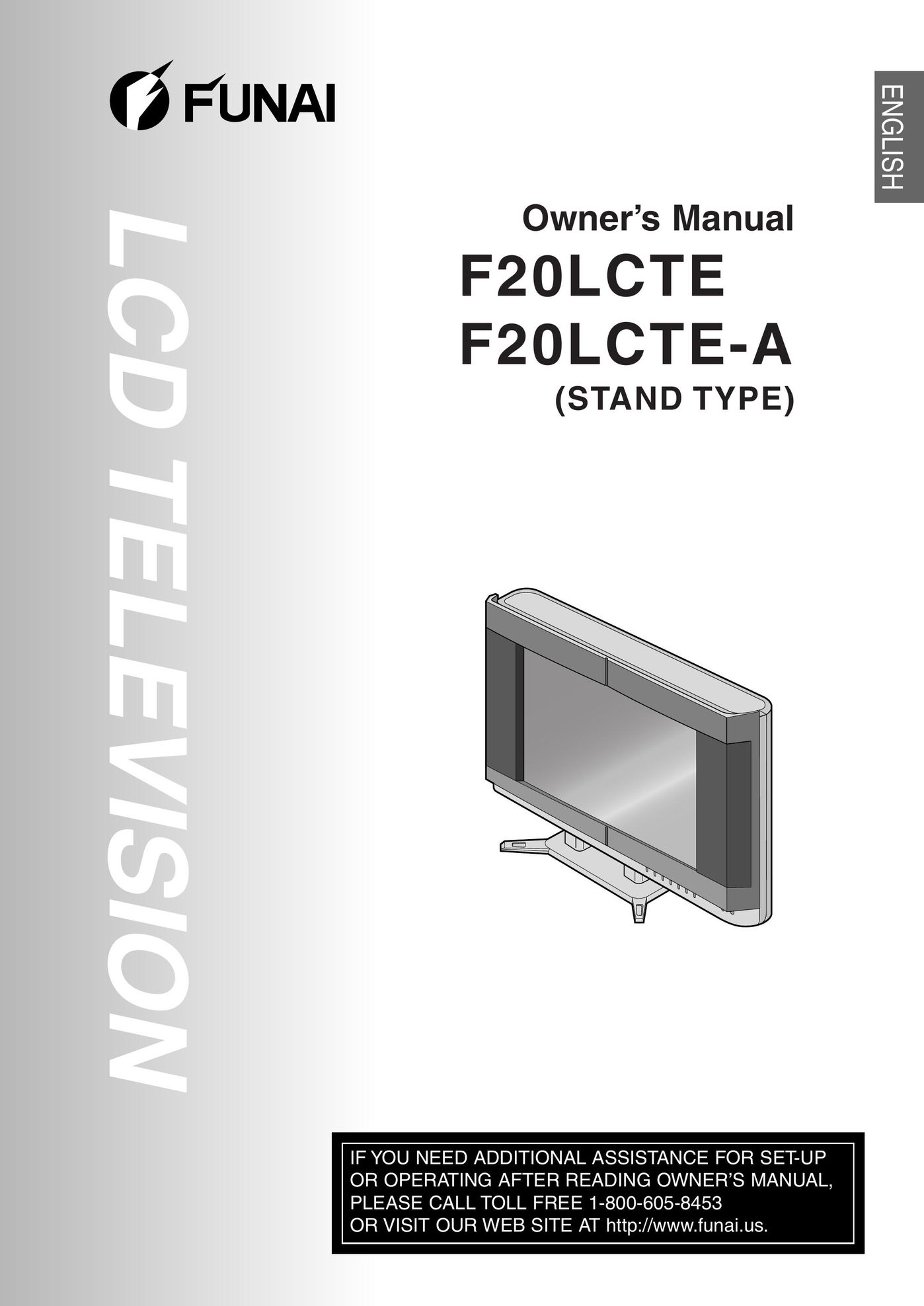 FUNAI F20LCTE Flat Panel Television User Manual