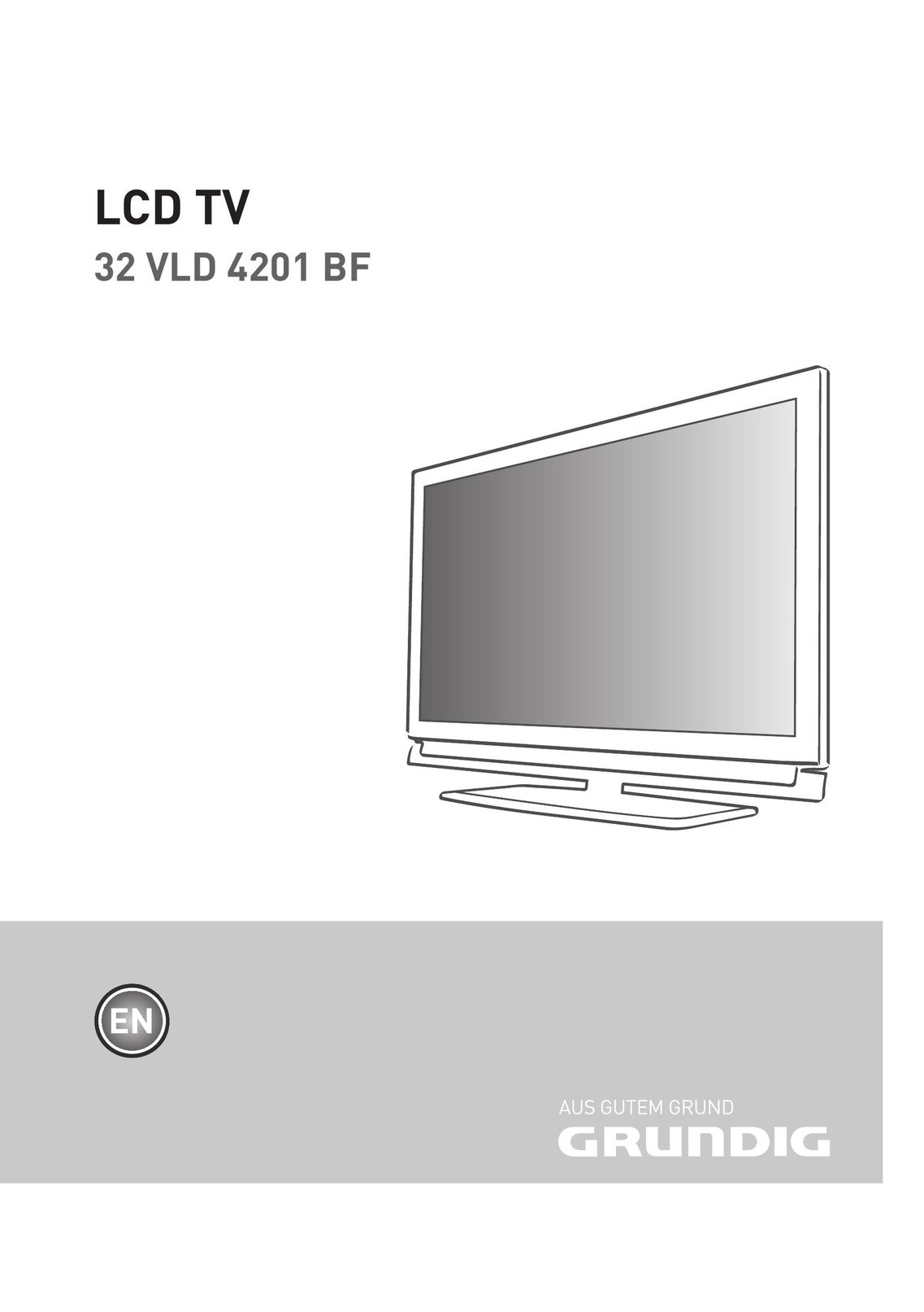 Grundig 32 VLD 4201 BF Flat Panel Television User Manual