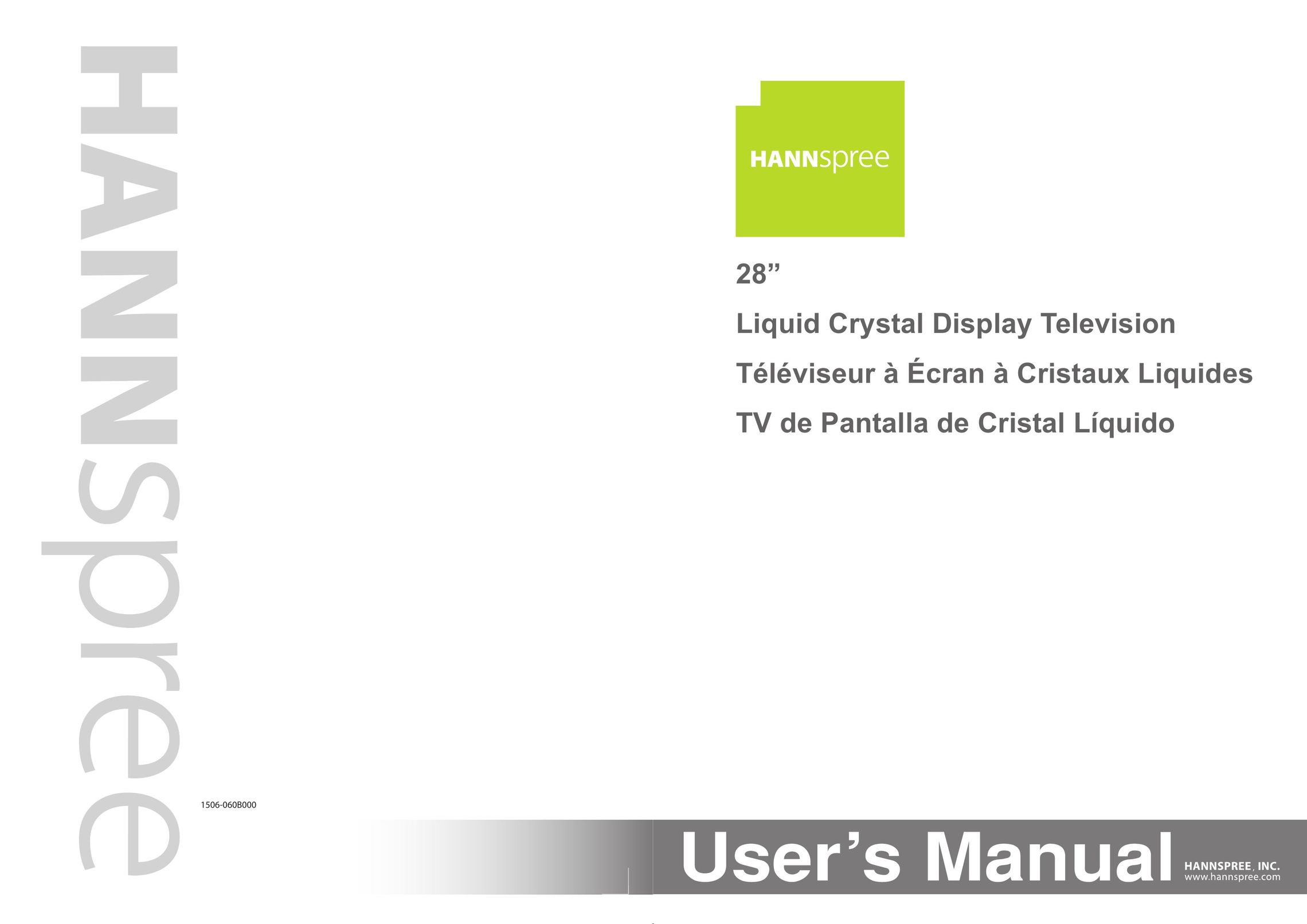 HANNspree 1506-060B000 Flat Panel Television User Manual