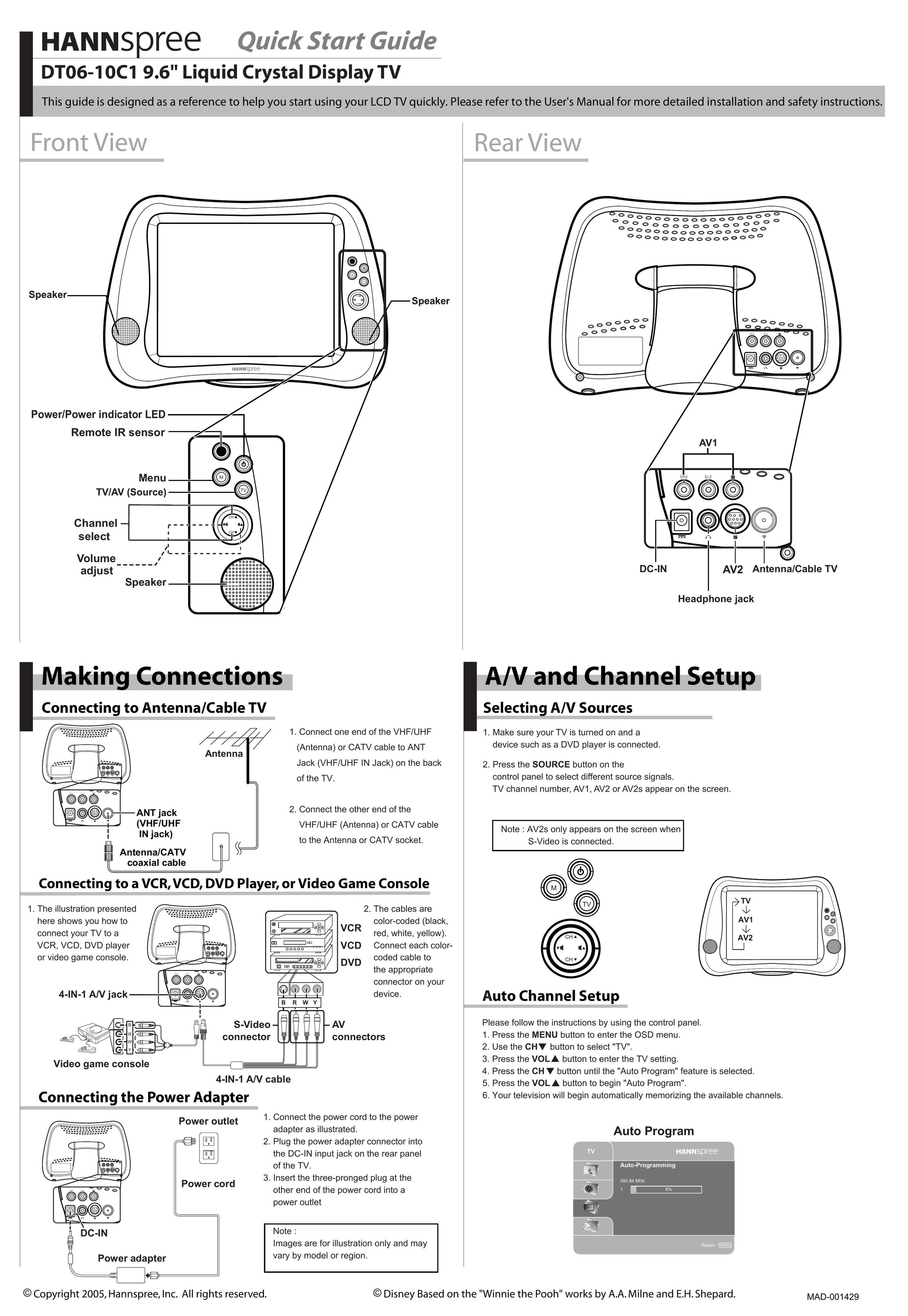 HANNspree DT06-10C1 Flat Panel Television User Manual