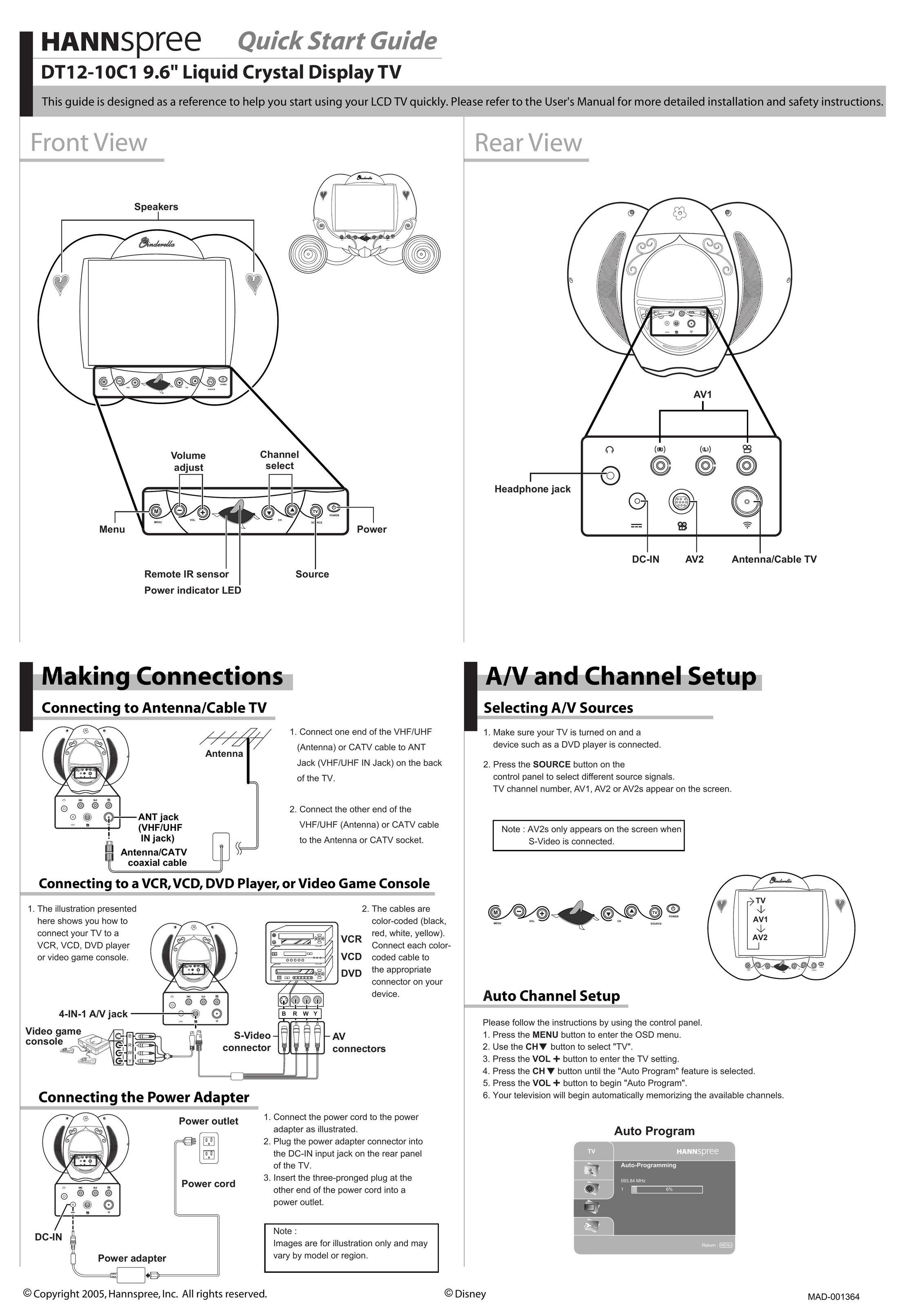HANNspree DT12-10C1 Flat Panel Television User Manual