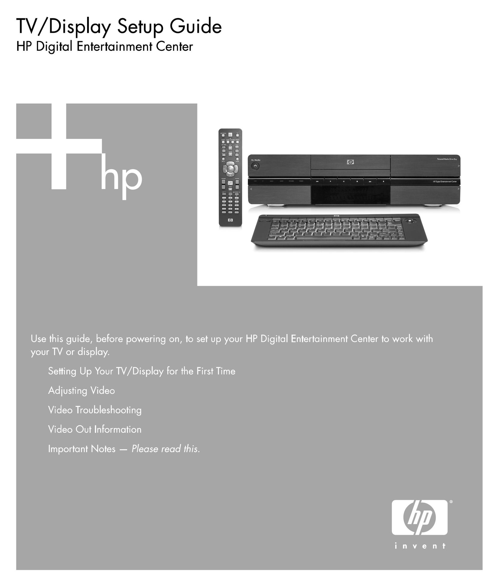 HP (Hewlett-Packard) HP z558 Flat Panel Television User Manual