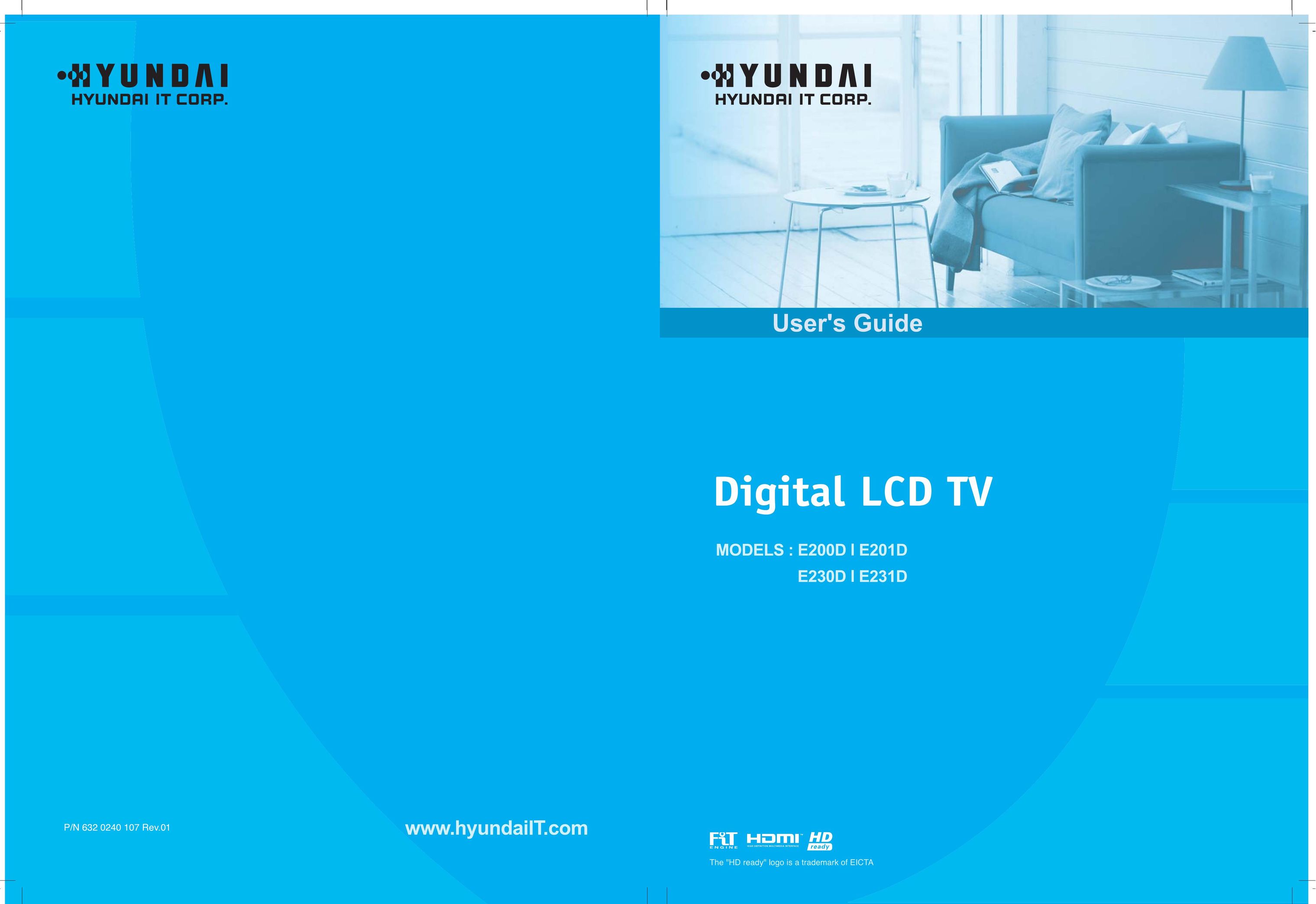 Hyundai E200D Flat Panel Television User Manual