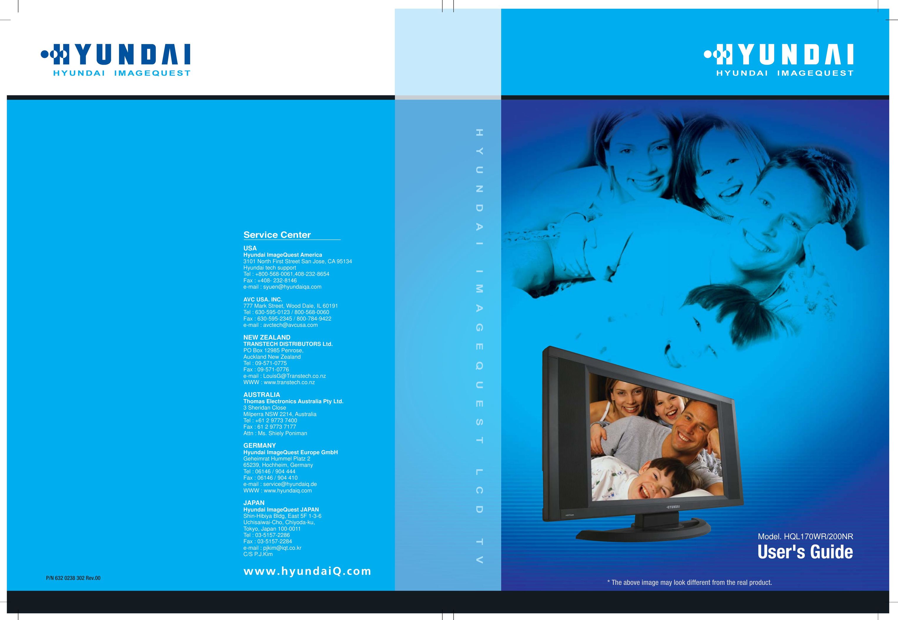 Hyundai HQL200NR Flat Panel Television User Manual