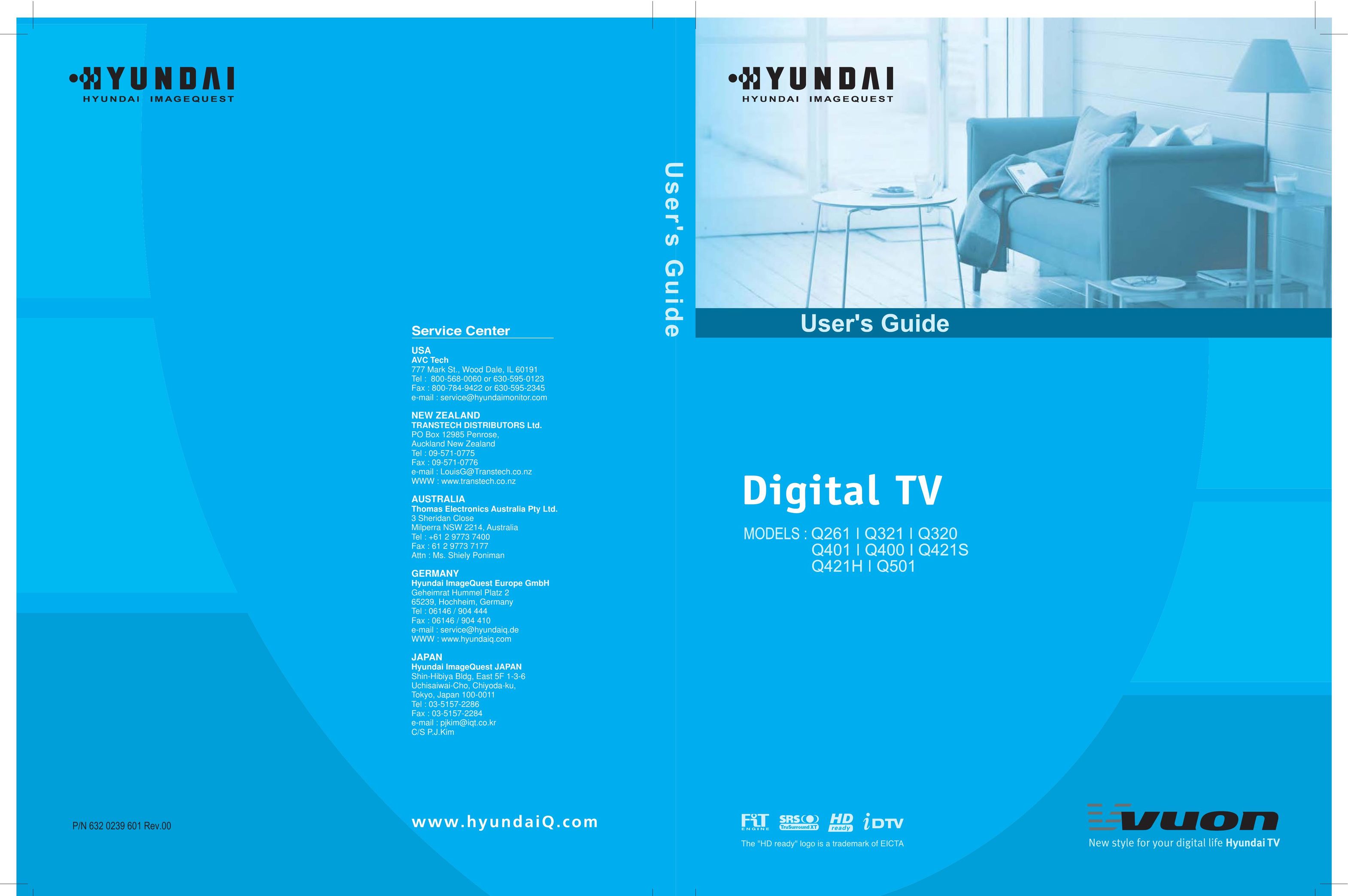 Hyundai Q261 Flat Panel Television User Manual