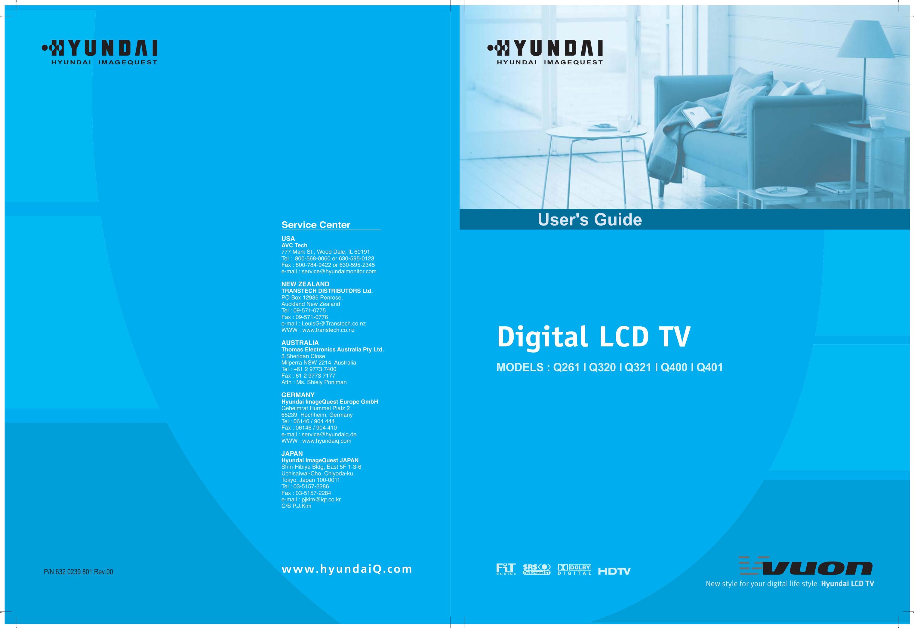 Hyundai Q320 Flat Panel Television User Manual
