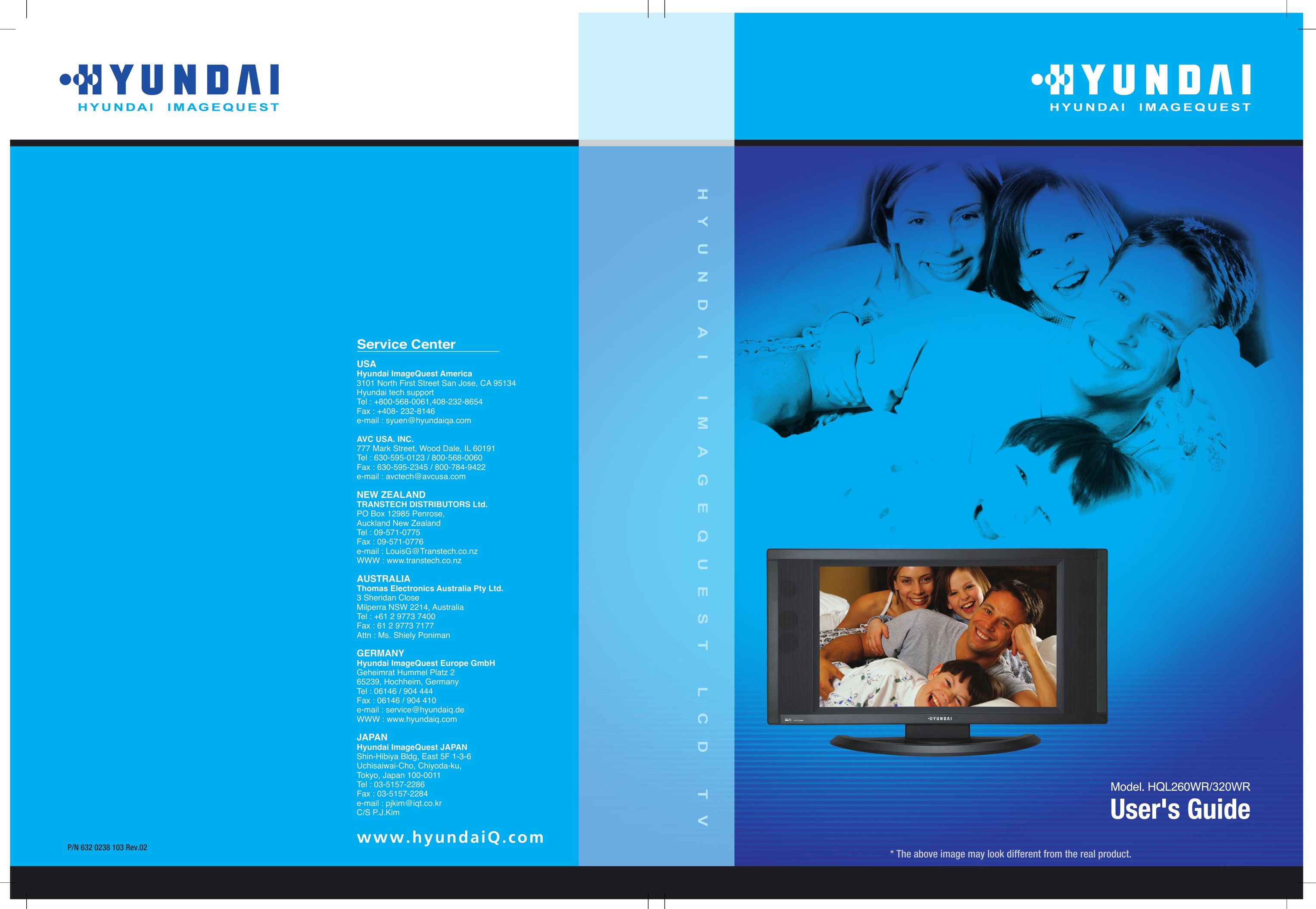 Hyundai IT 320WR Flat Panel Television User Manual