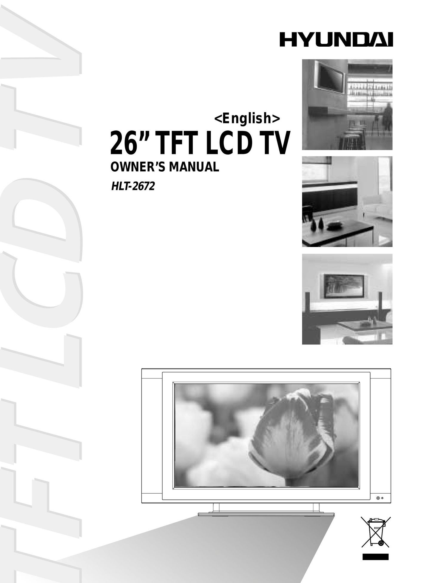 Hyundai IT HLT-2672 Flat Panel Television User Manual