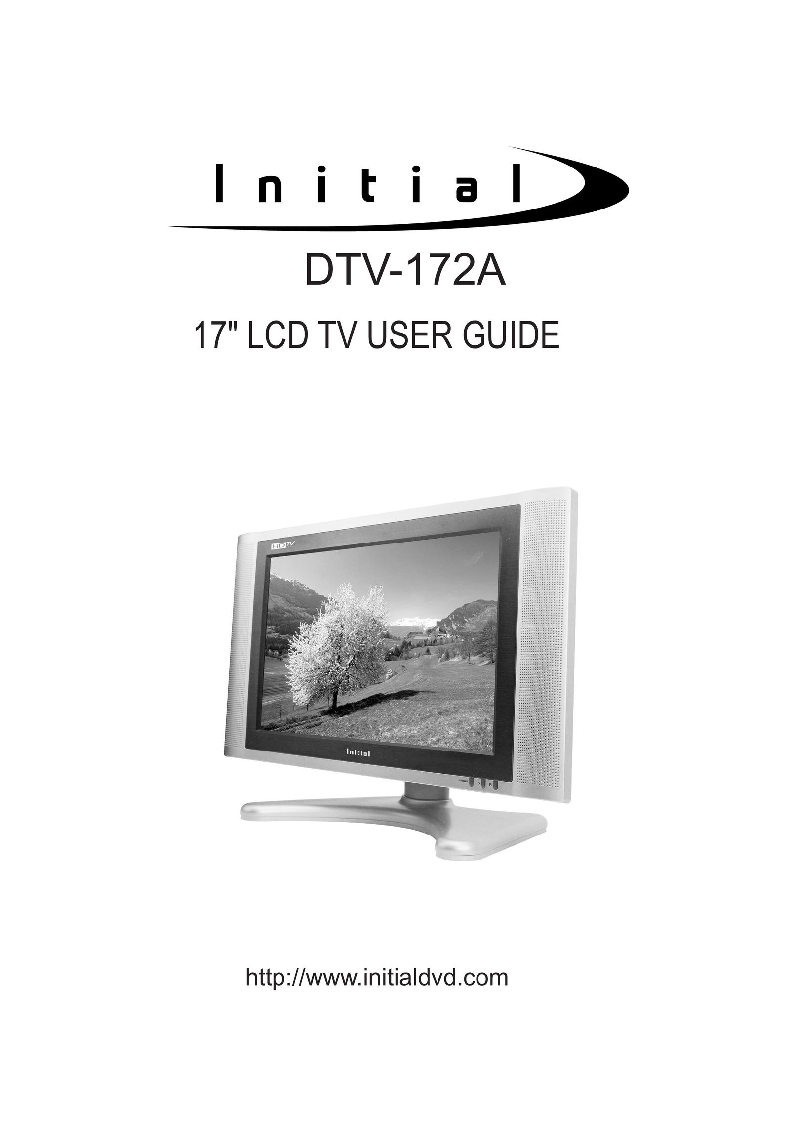 Initial DTV-172A Flat Panel Television User Manual