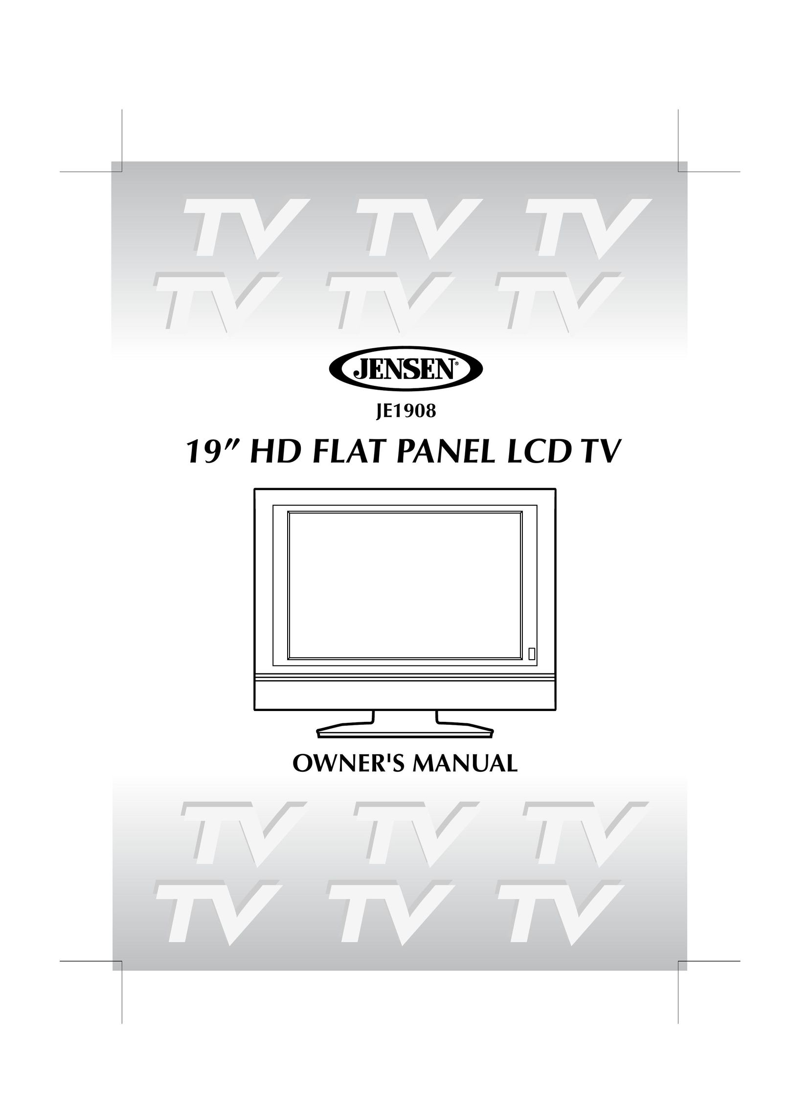 Jensen JE1908 Flat Panel Television User Manual