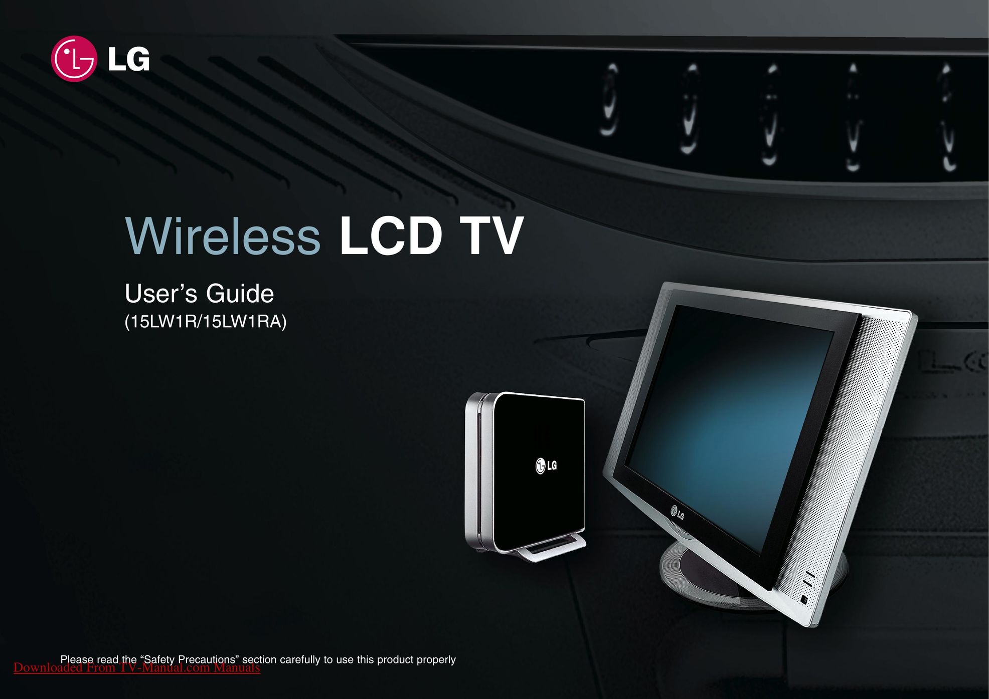 LG Electronics 15LW1R Flat Panel Television User Manual