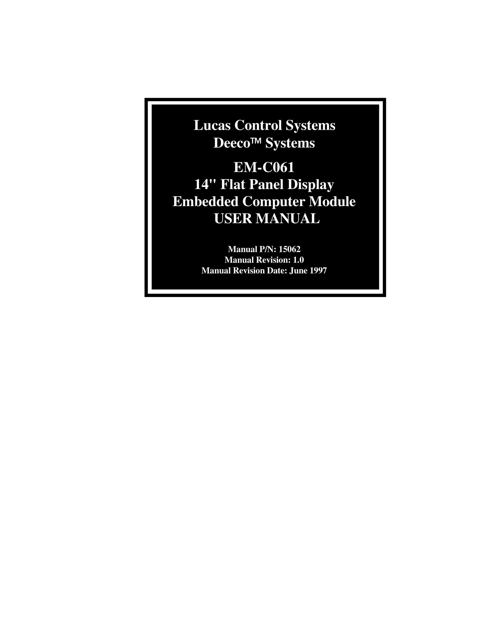 Lucas Industries EM-C061 Flat Panel Television User Manual