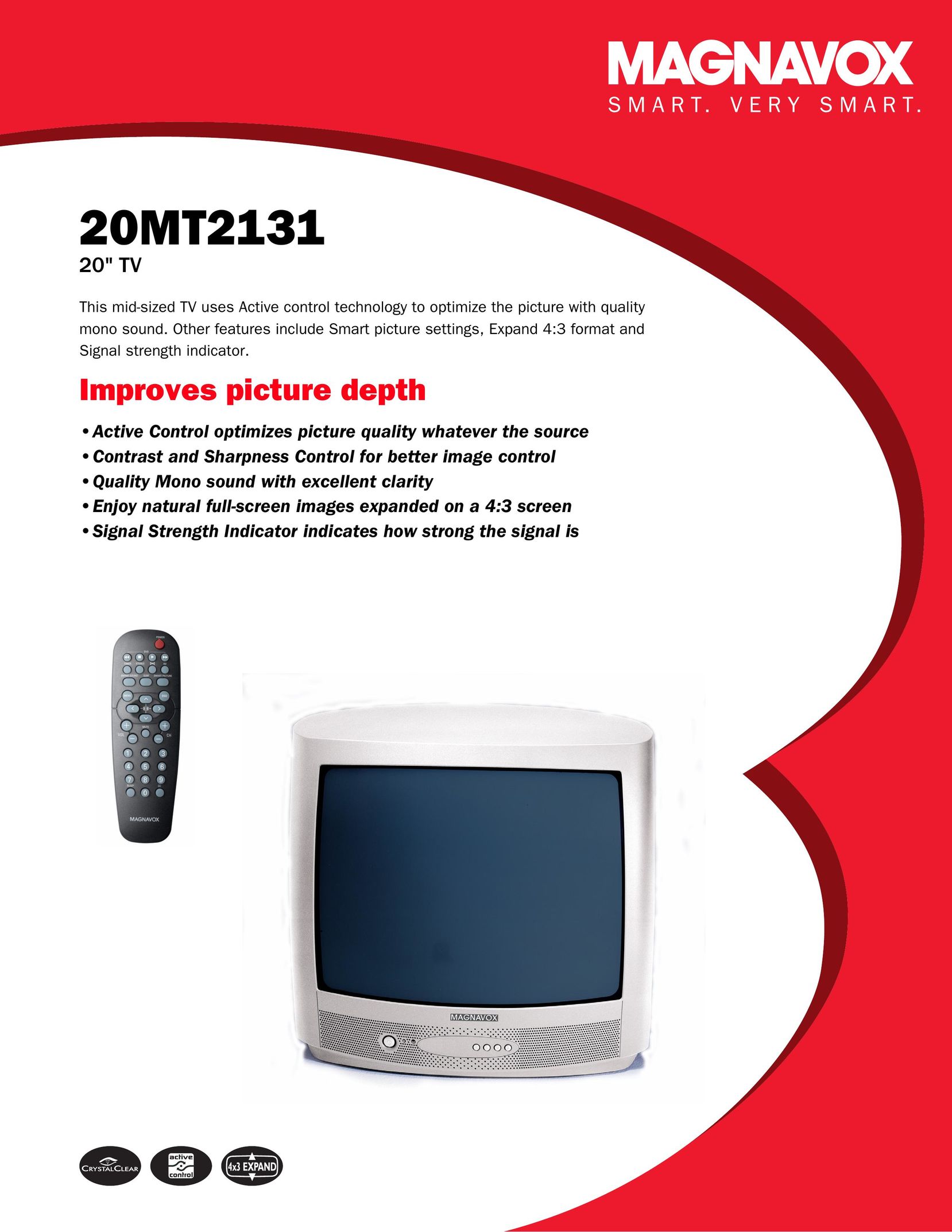 Magnavox 20MT2131 Flat Panel Television User Manual