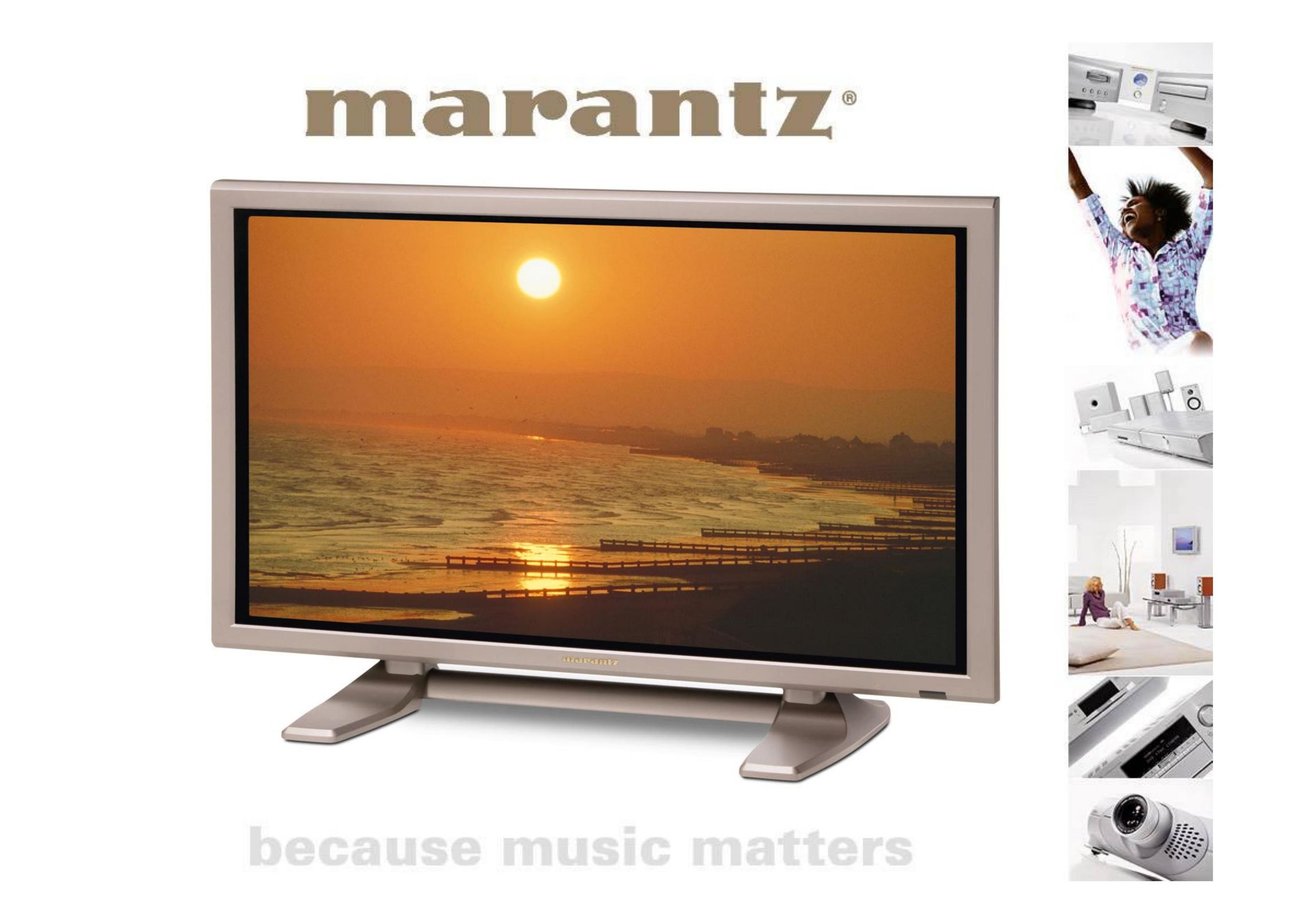 Marantz PD4220 Flat Panel Television User Manual