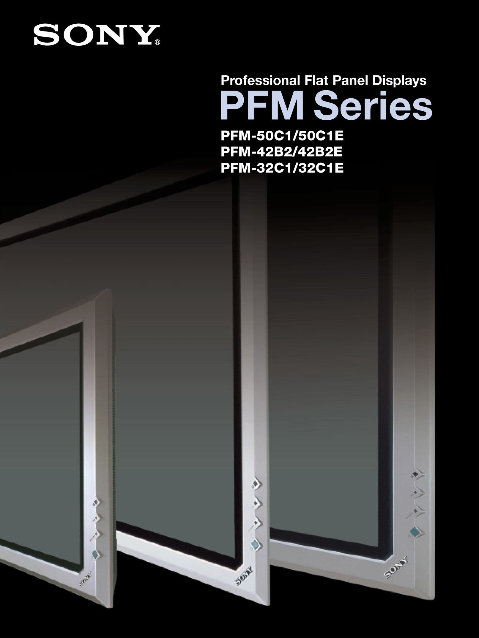 Matrox Electronic Systems PFM-50C1/50C1E Flat Panel Television User Manual