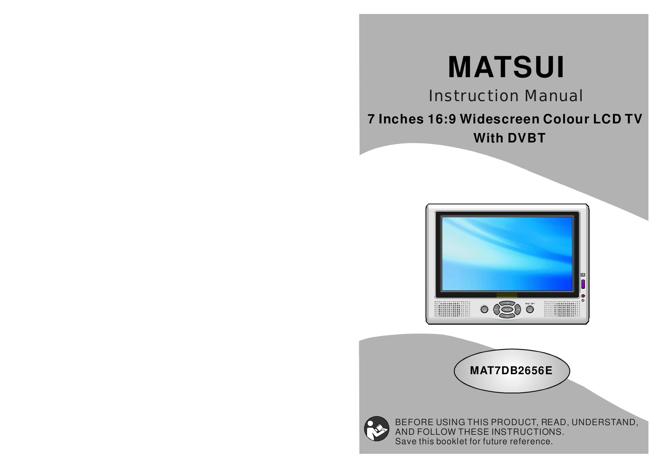 Matsui America MAT7DB2656E Flat Panel Television User Manual