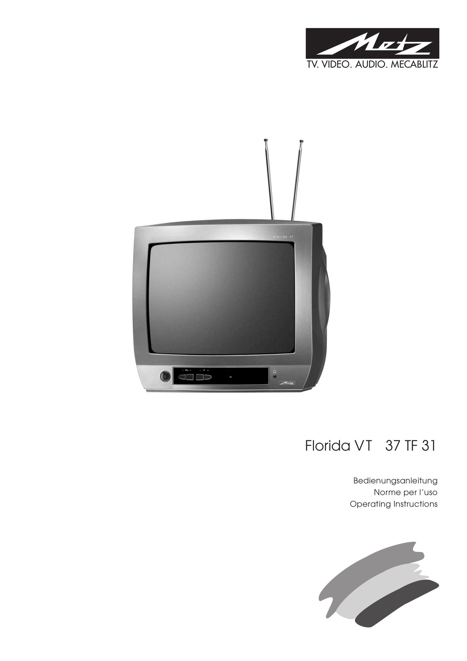 Metz VT 37 TF 31 Flat Panel Television User Manual