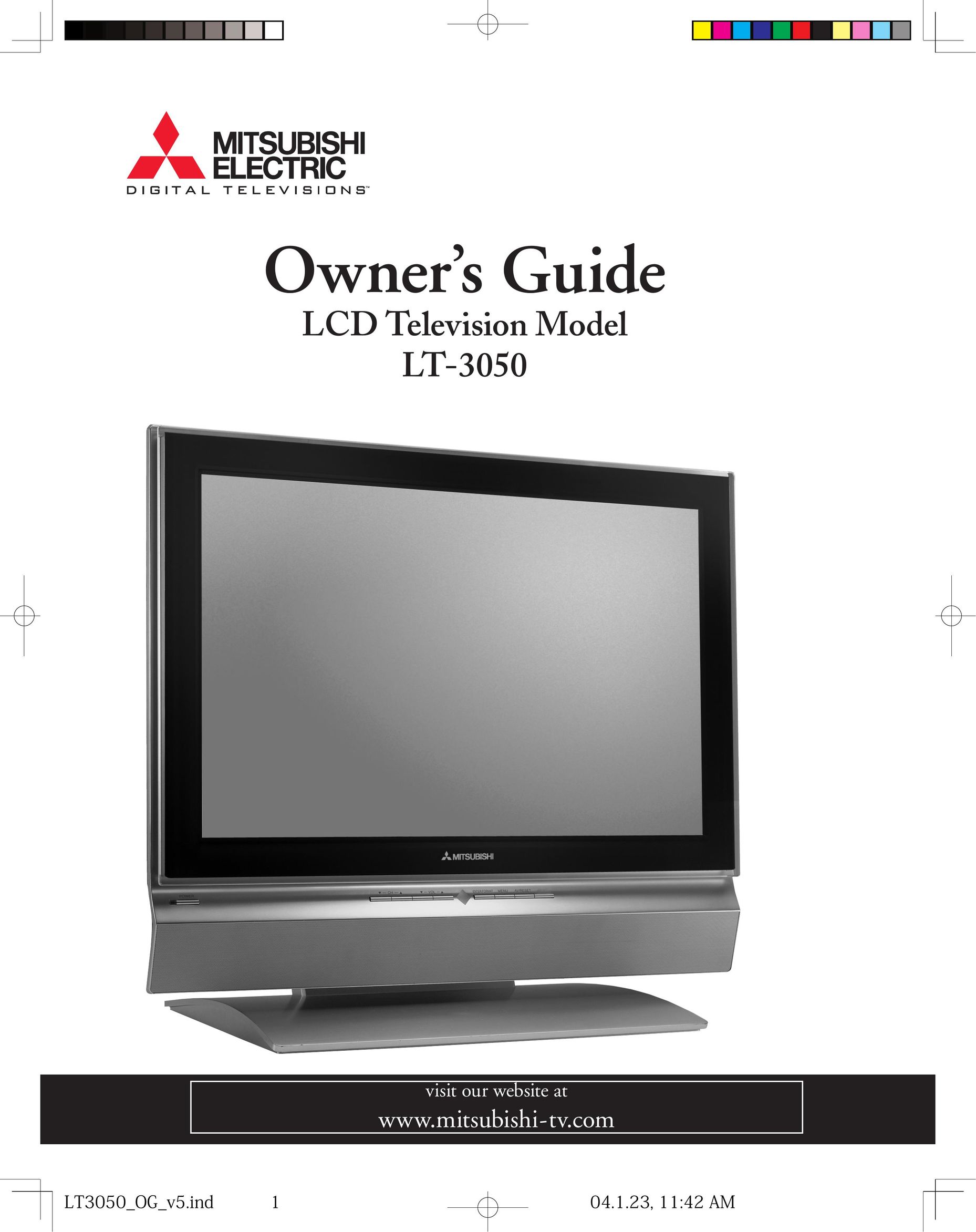 Mitsubishi Electronics LT-3050 Flat Panel Television User Manual