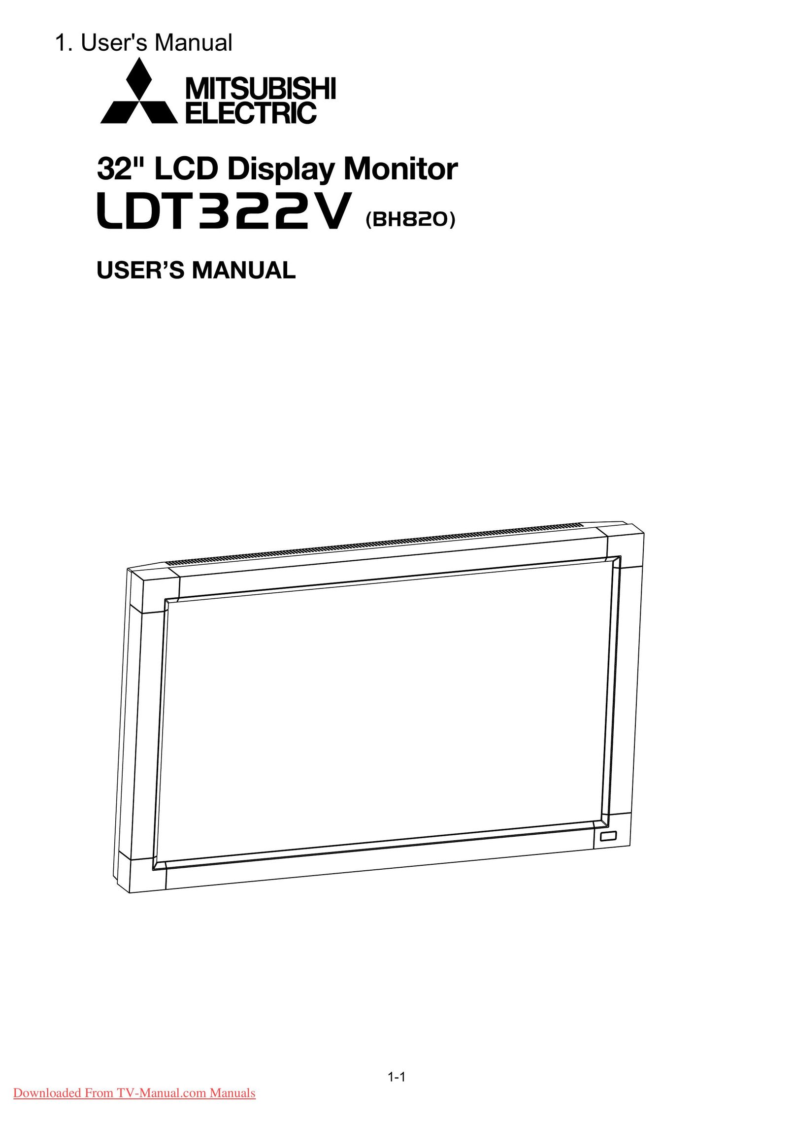 Mitsumi electronic LDT322V Flat Panel Television User Manual