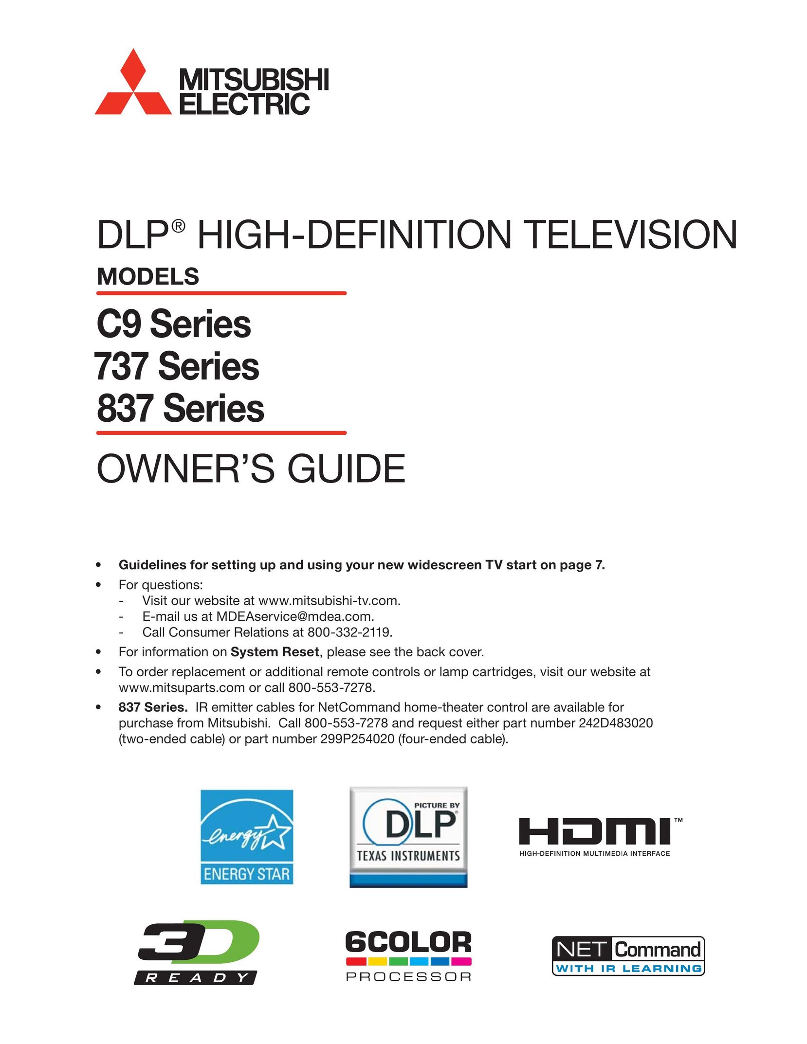 Nikon 737 Series Flat Panel Television User Manual