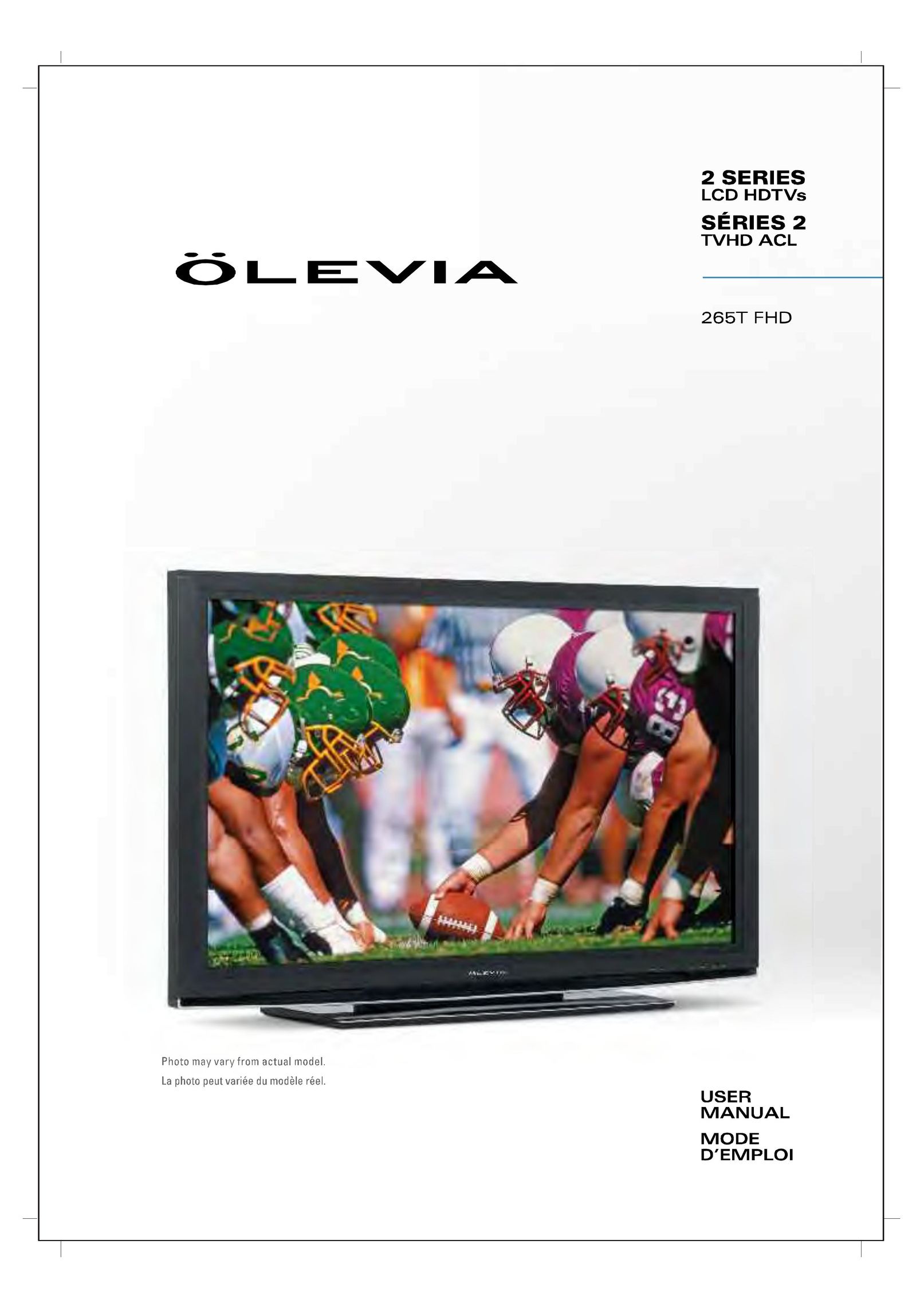 Olevia 265T FHD Flat Panel Television User Manual