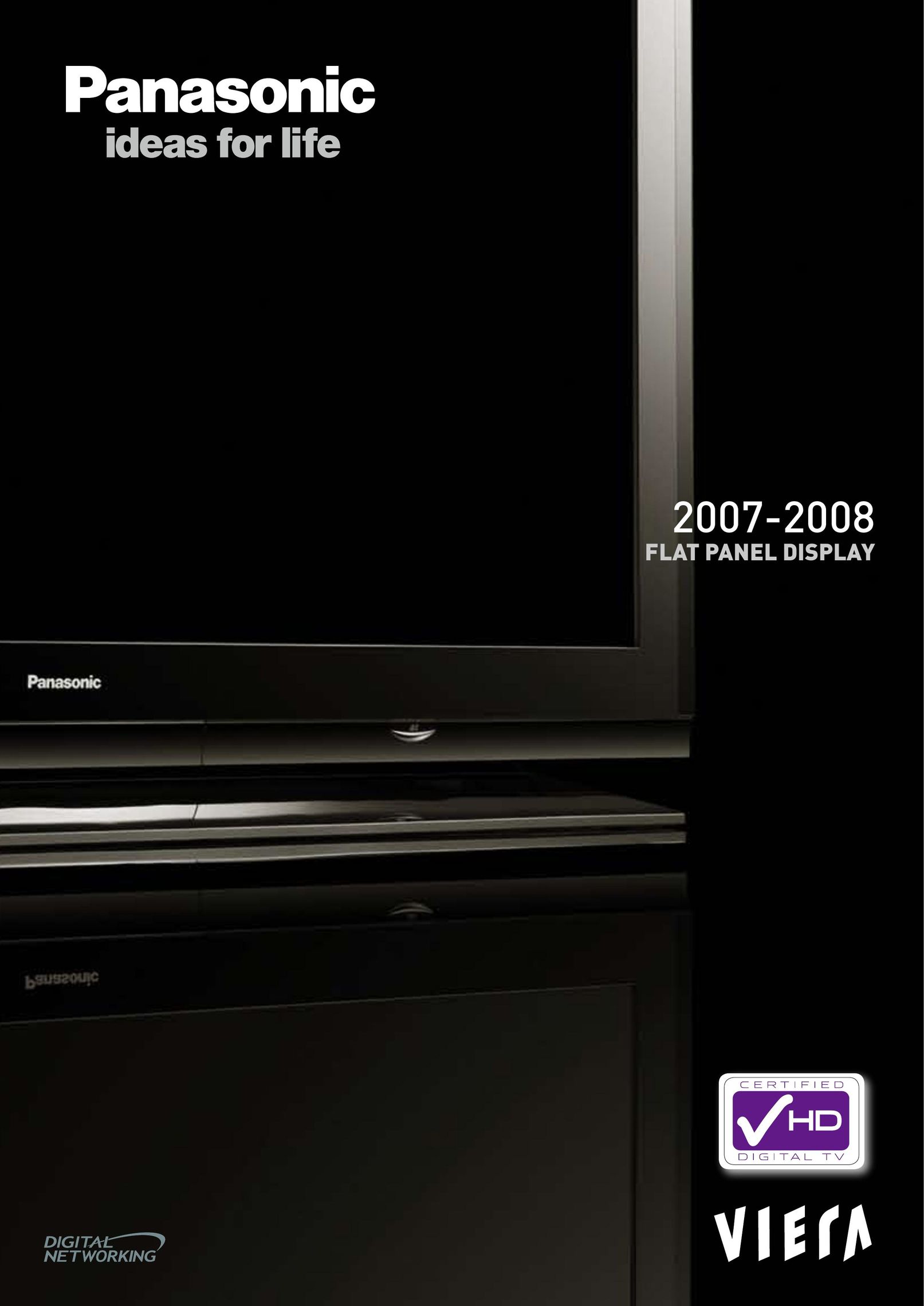 Panasonic 2007-2008 Flat Panel Television User Manual