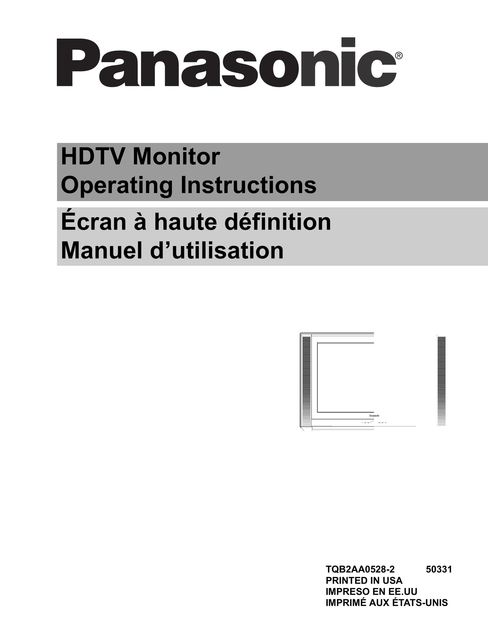 Panasonic CT-26WC15 Flat Panel Television User Manual