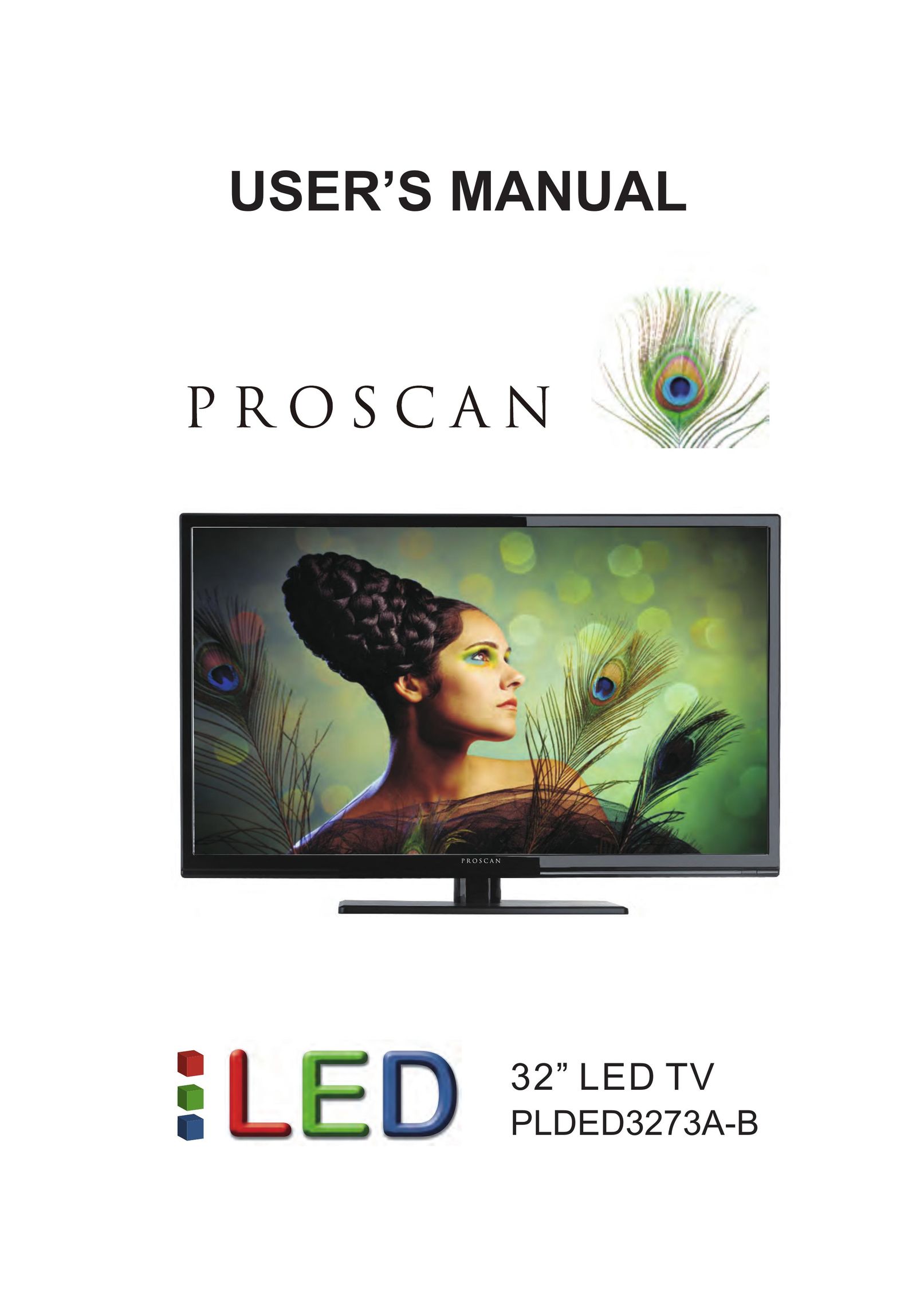 ProScan PLDED3273A-B Flat Panel Television User Manual