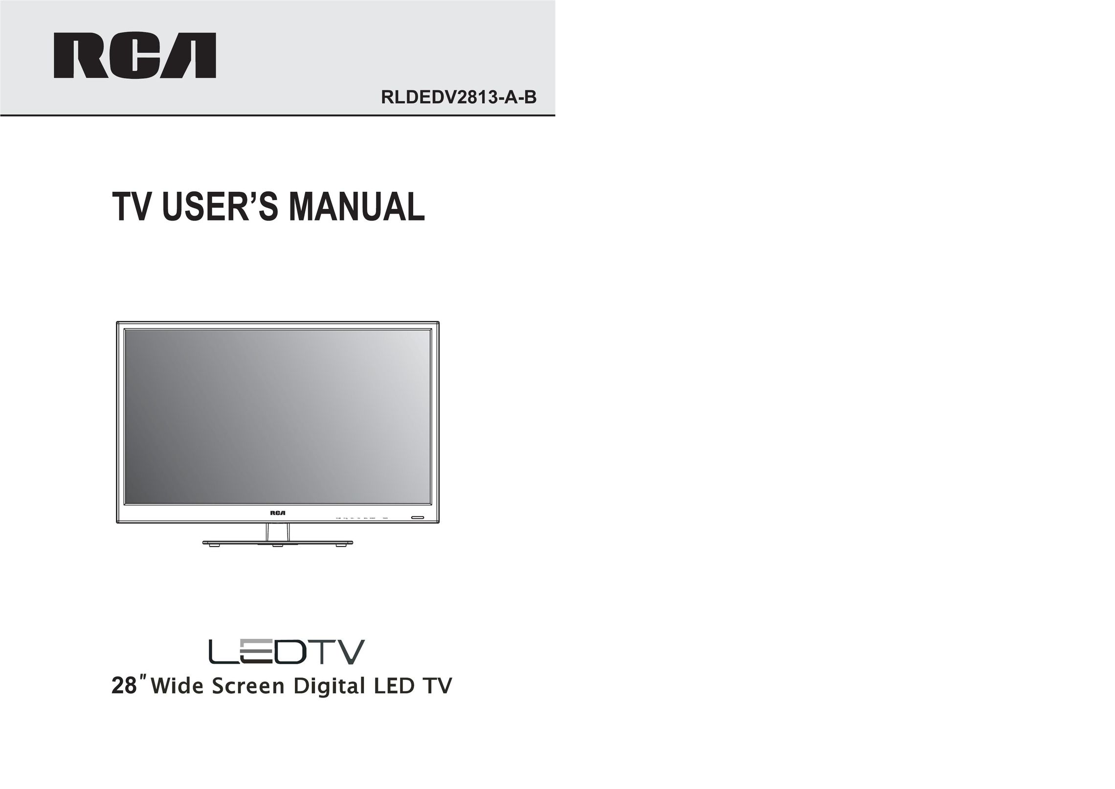 ProScan RLDEDV2813-A-B Flat Panel Television User Manual