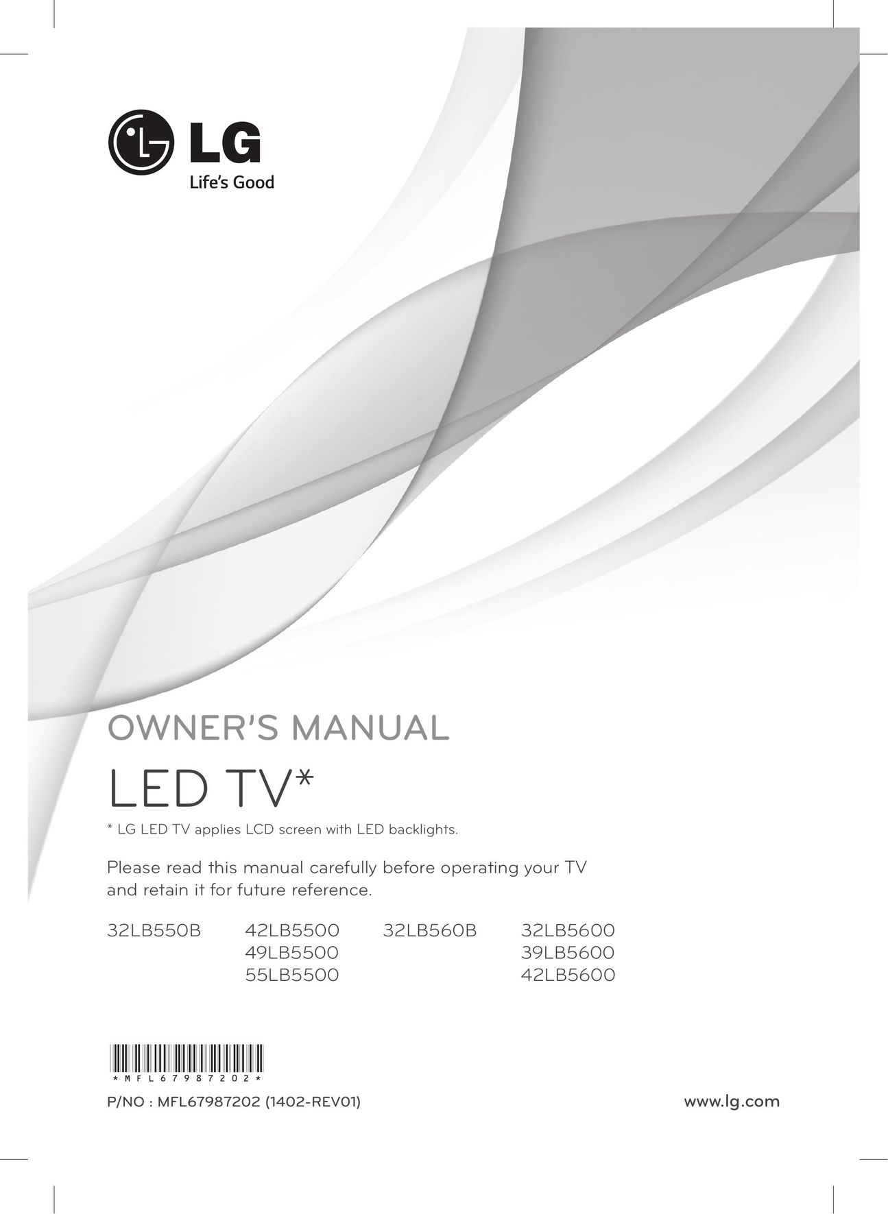 Samsung 32LB560B Flat Panel Television User Manual