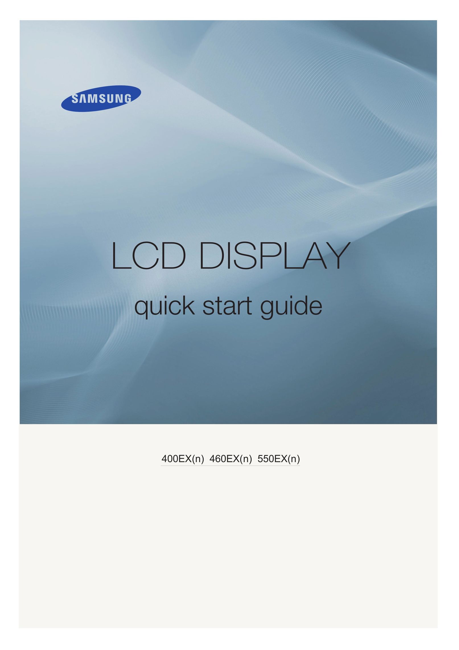Samsung 400EX Flat Panel Television User Manual