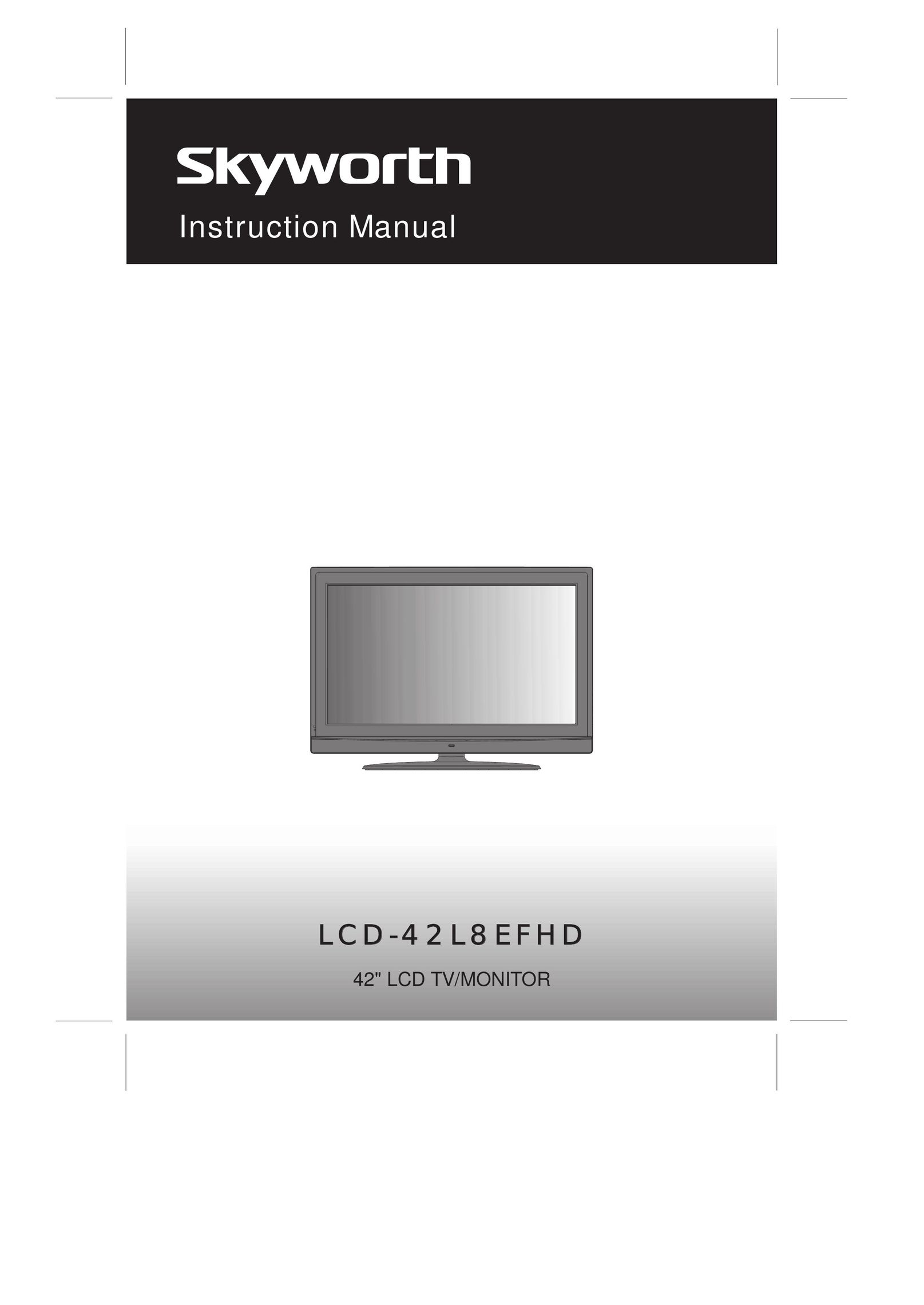 Skyworth LCD-42L8EFHD Flat Panel Television User Manual