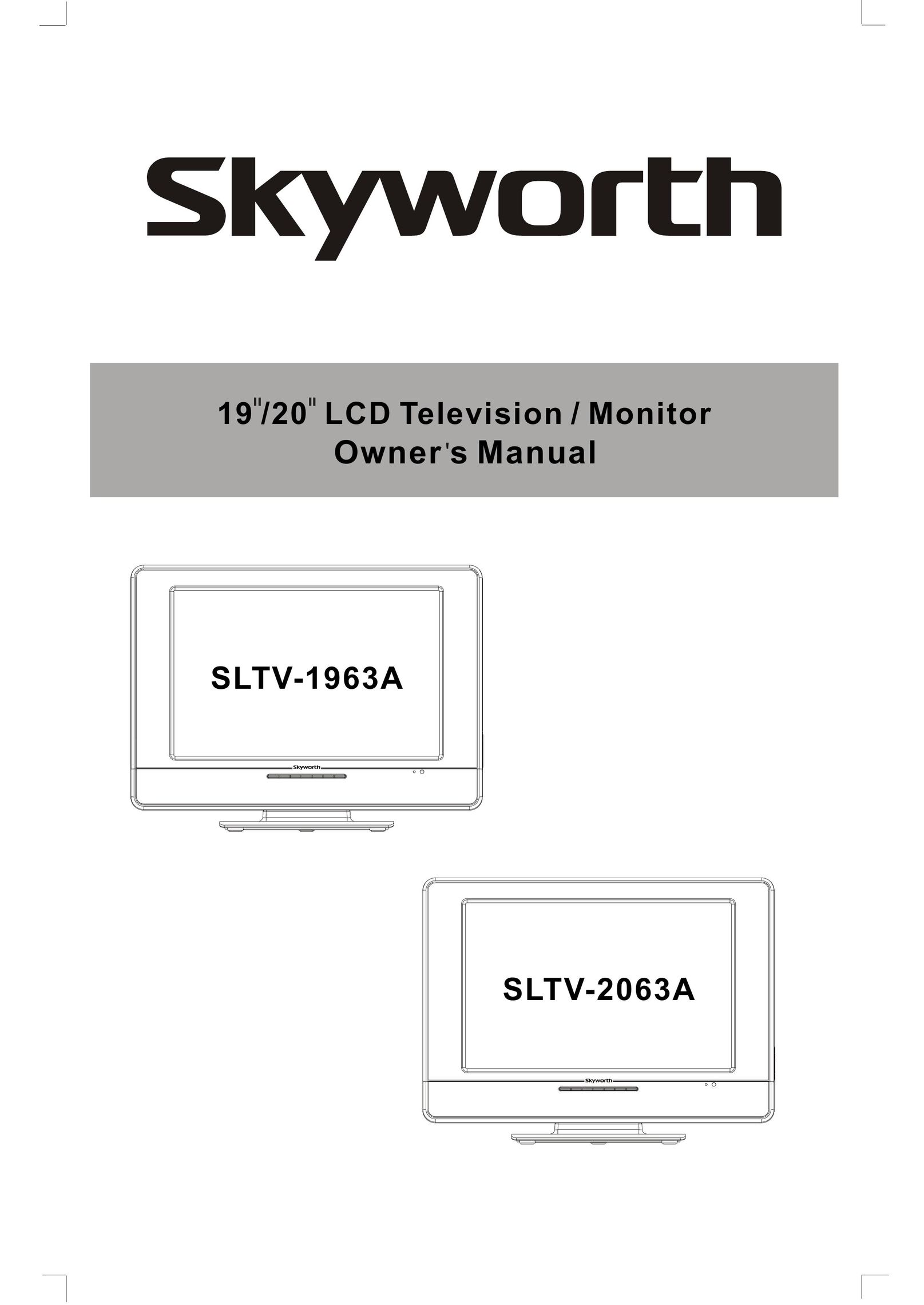 Skyworth SLTV-1963A Flat Panel Television User Manual
