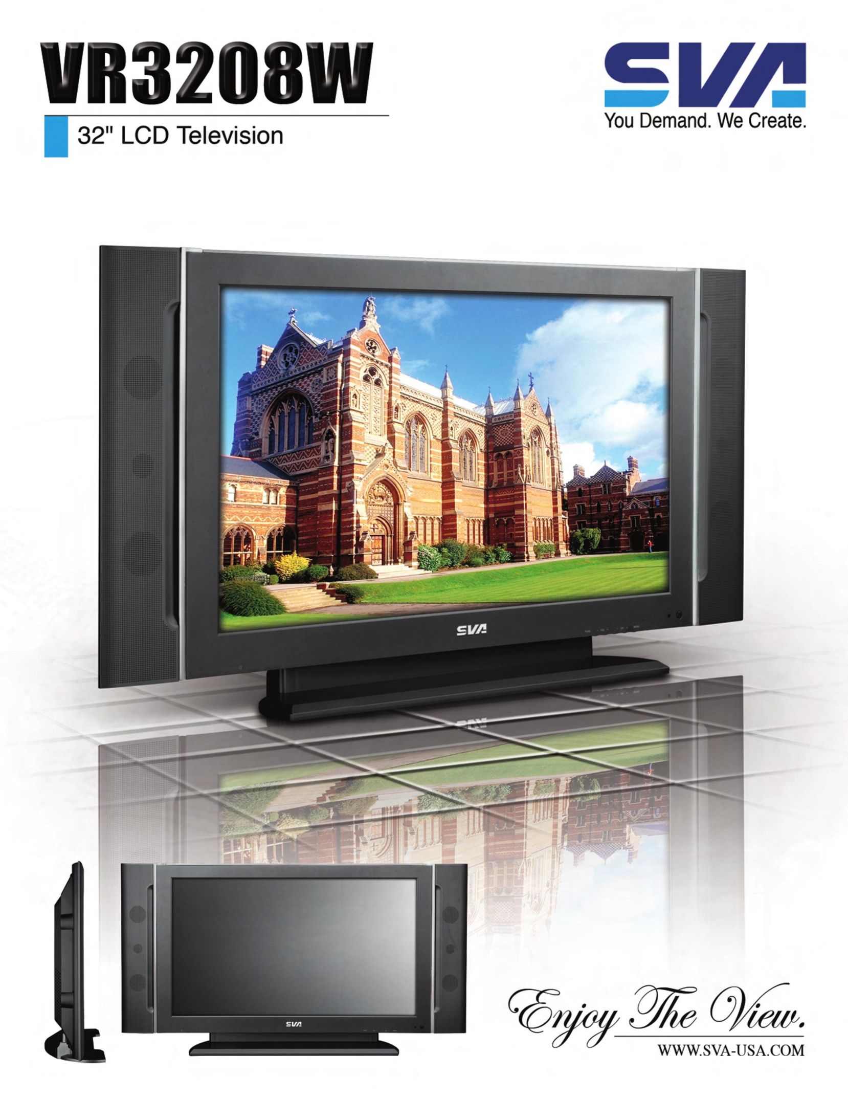 SVA VR3208W Flat Panel Television User Manual