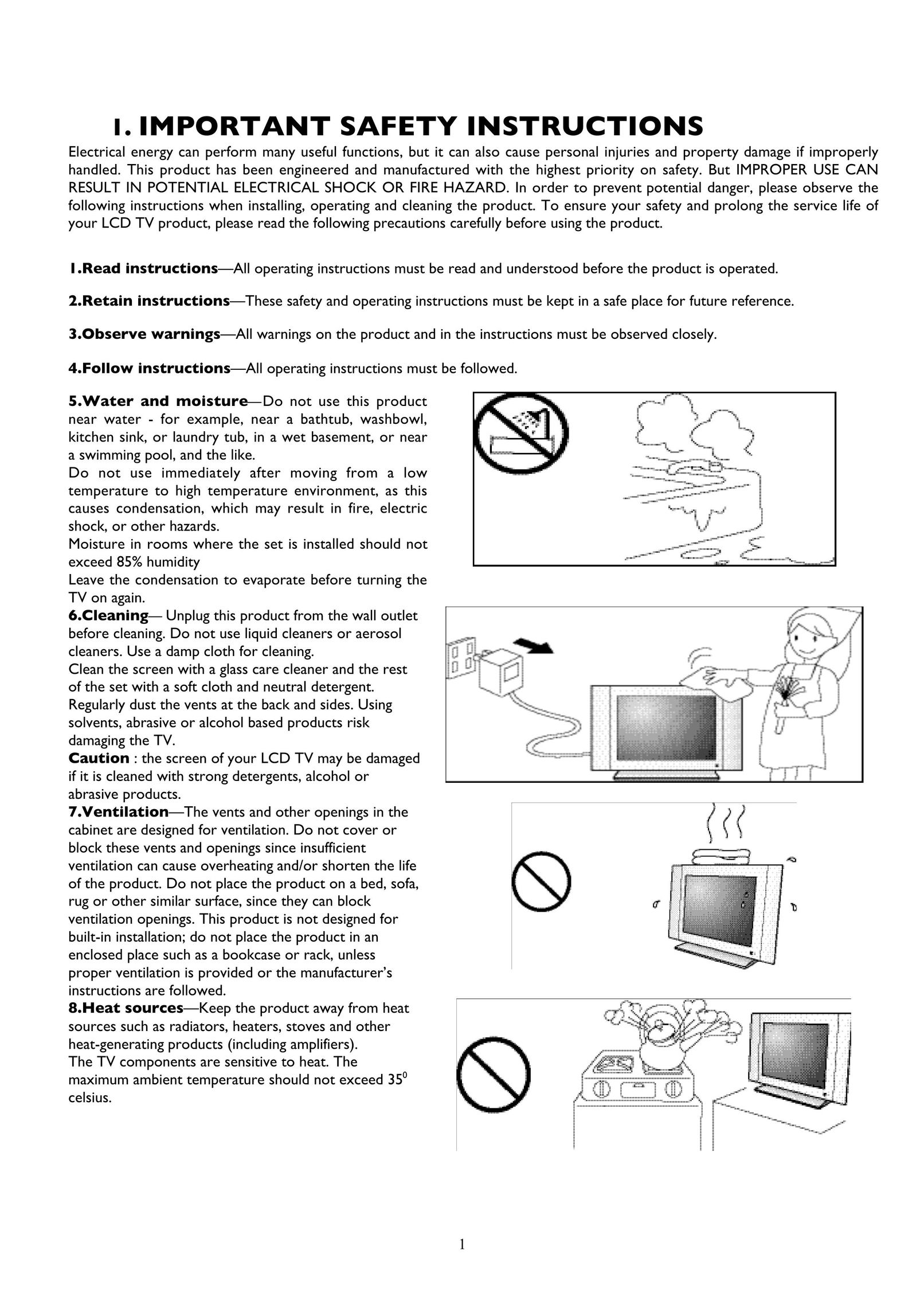 Technicolor - Thomson 20LCDB03B Flat Panel Television User Manual