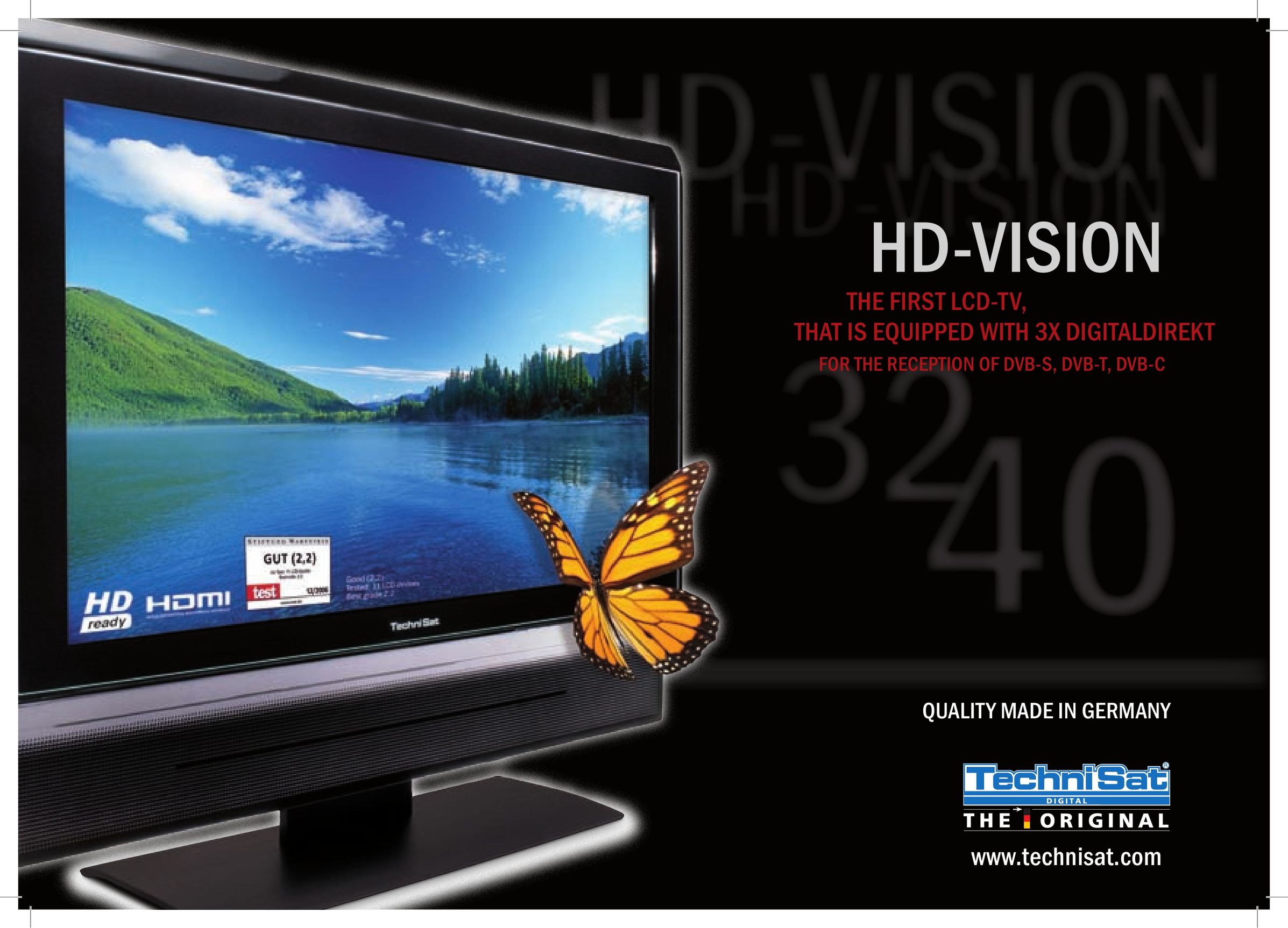 TechniSat DVB-C Flat Panel Television User Manual