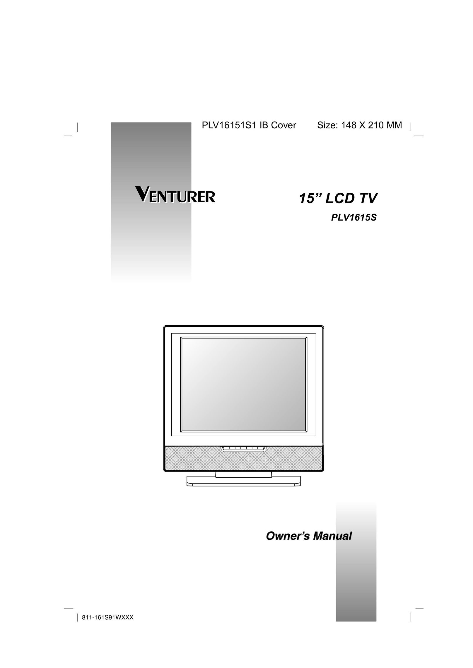Venturer PLV1615S Flat Panel Television User Manual