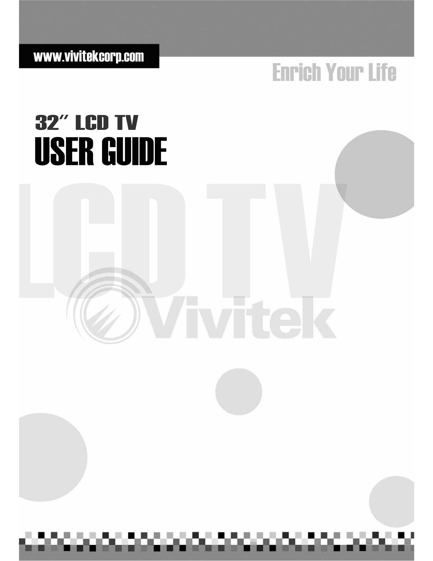 Vivitek LT32PL3-A Flat Panel Television User Manual