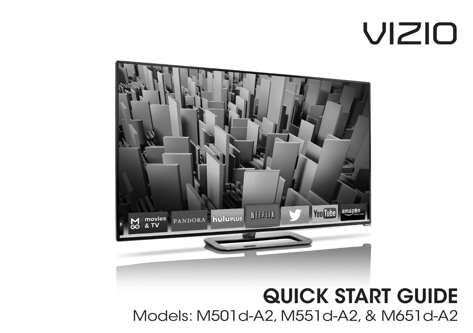 Vizio & M651d-A2 Flat Panel Television User Manual