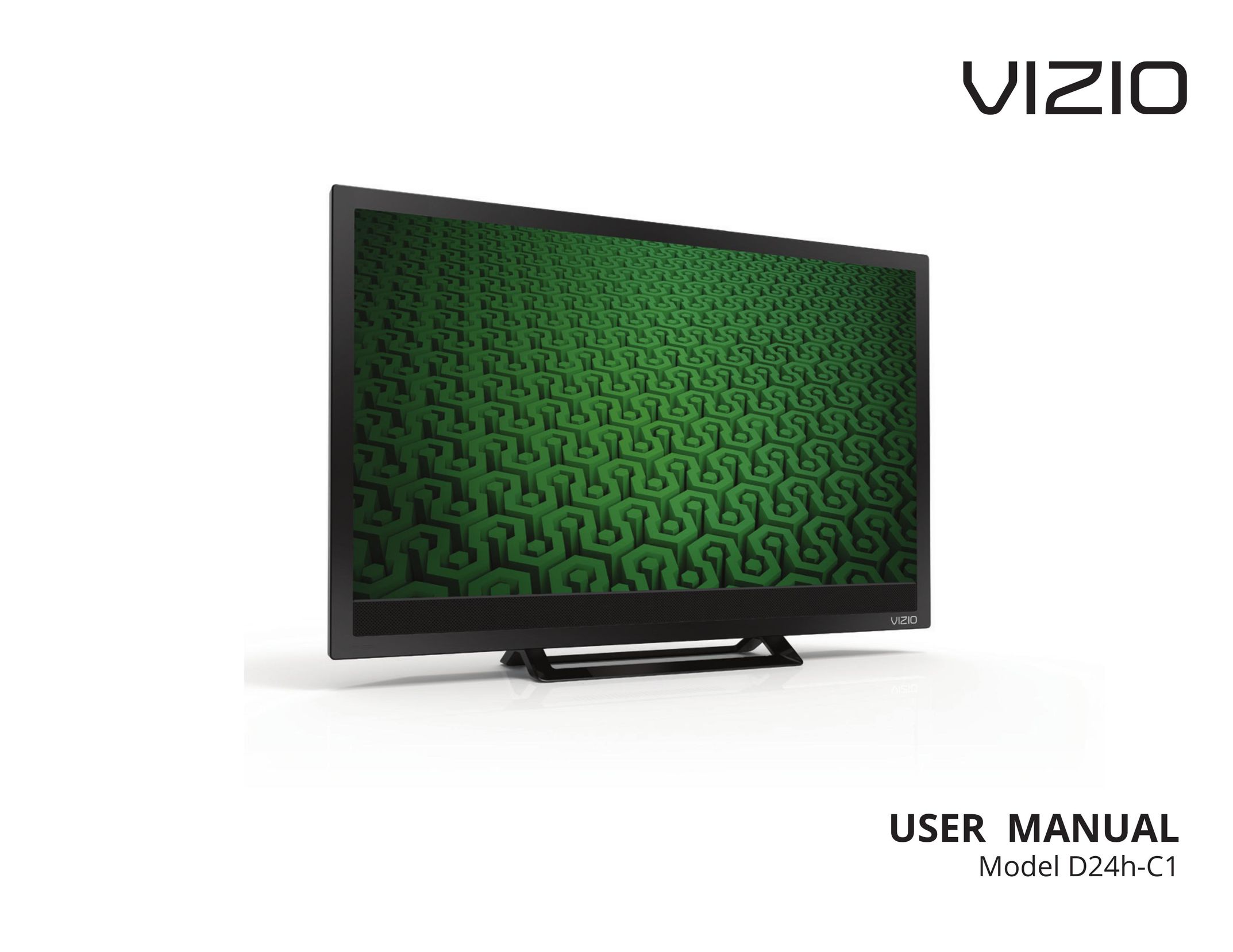 Vizio D24h-C1 Flat Panel Television User Manual